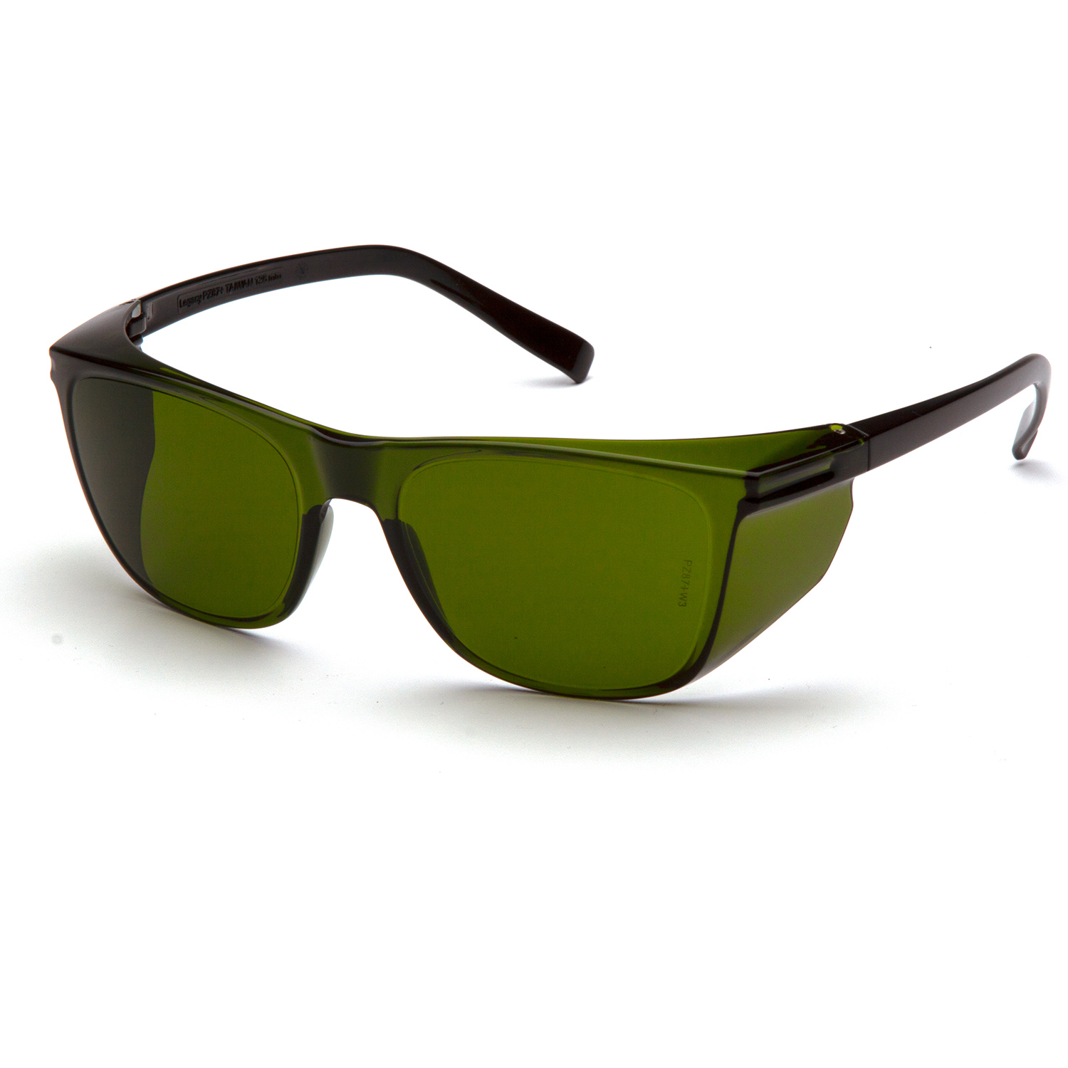 Pyramex S10960SF Legacy Safety Glasses Green Tinted Frames 3.0 IR