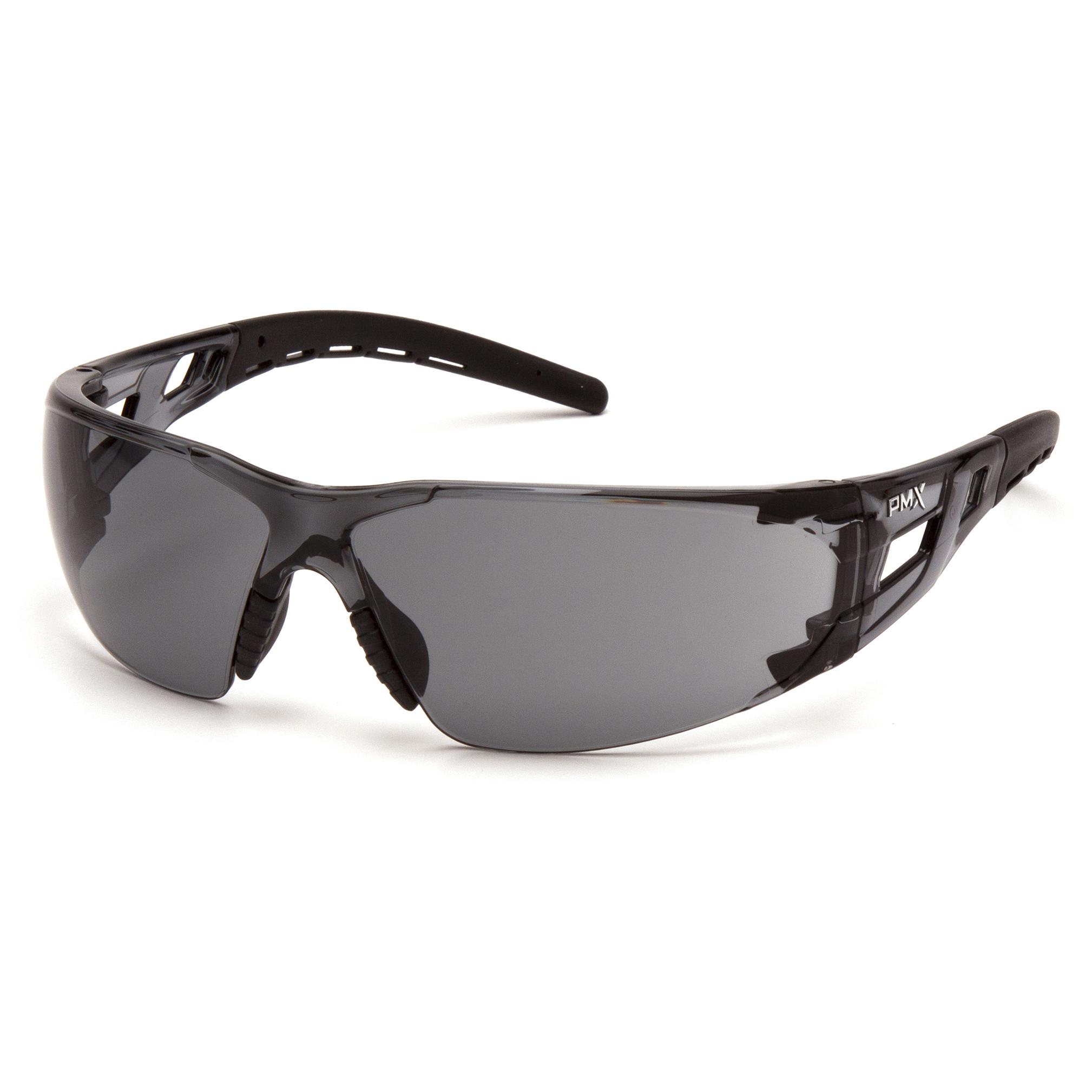 Pyramex SB10220ST Fyxate Safety Glasses - Black Frame - Gray H2MAX Anti ...