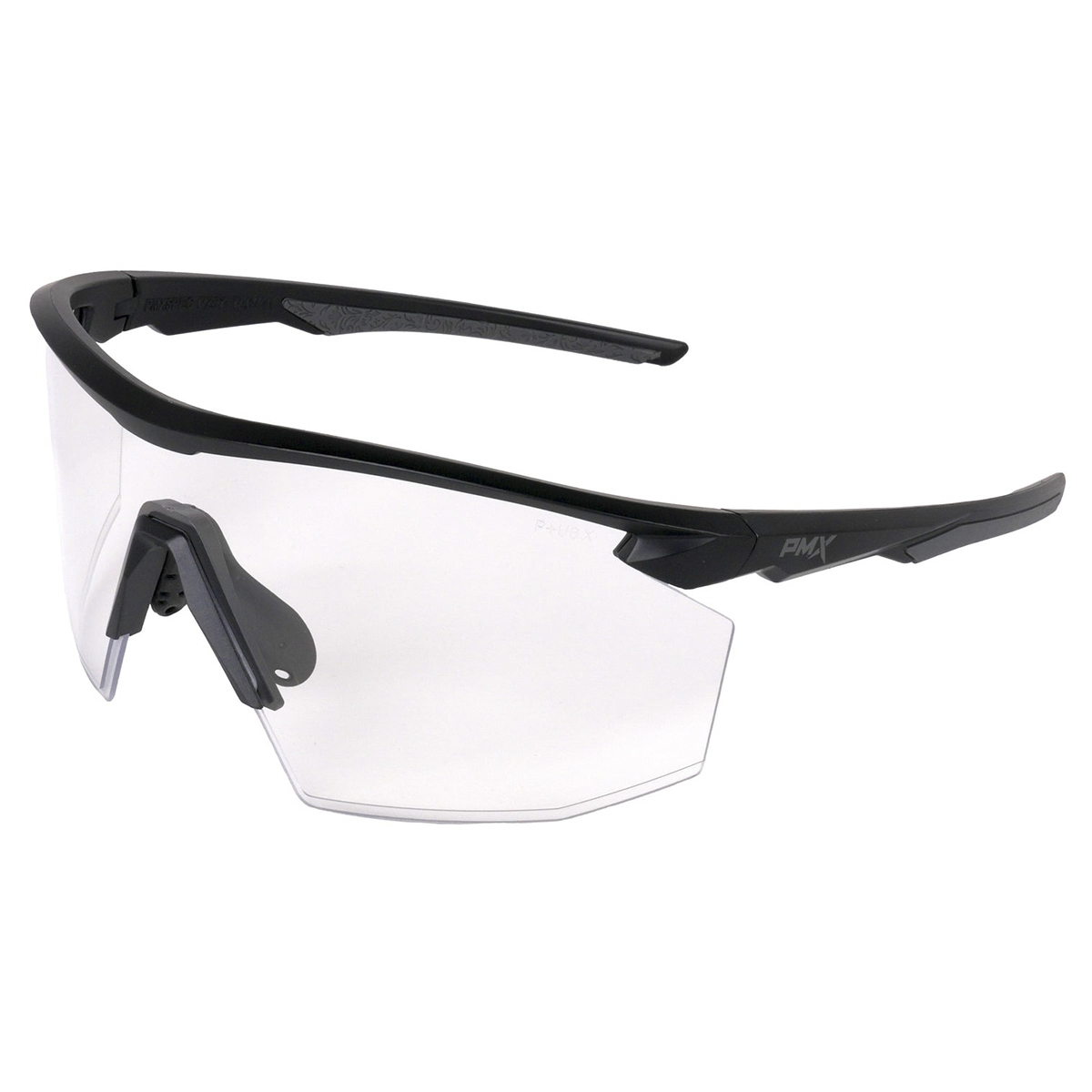 Pyramex SB11210STM Half Frame PMXSPEC Safety Glasses - Black Frame