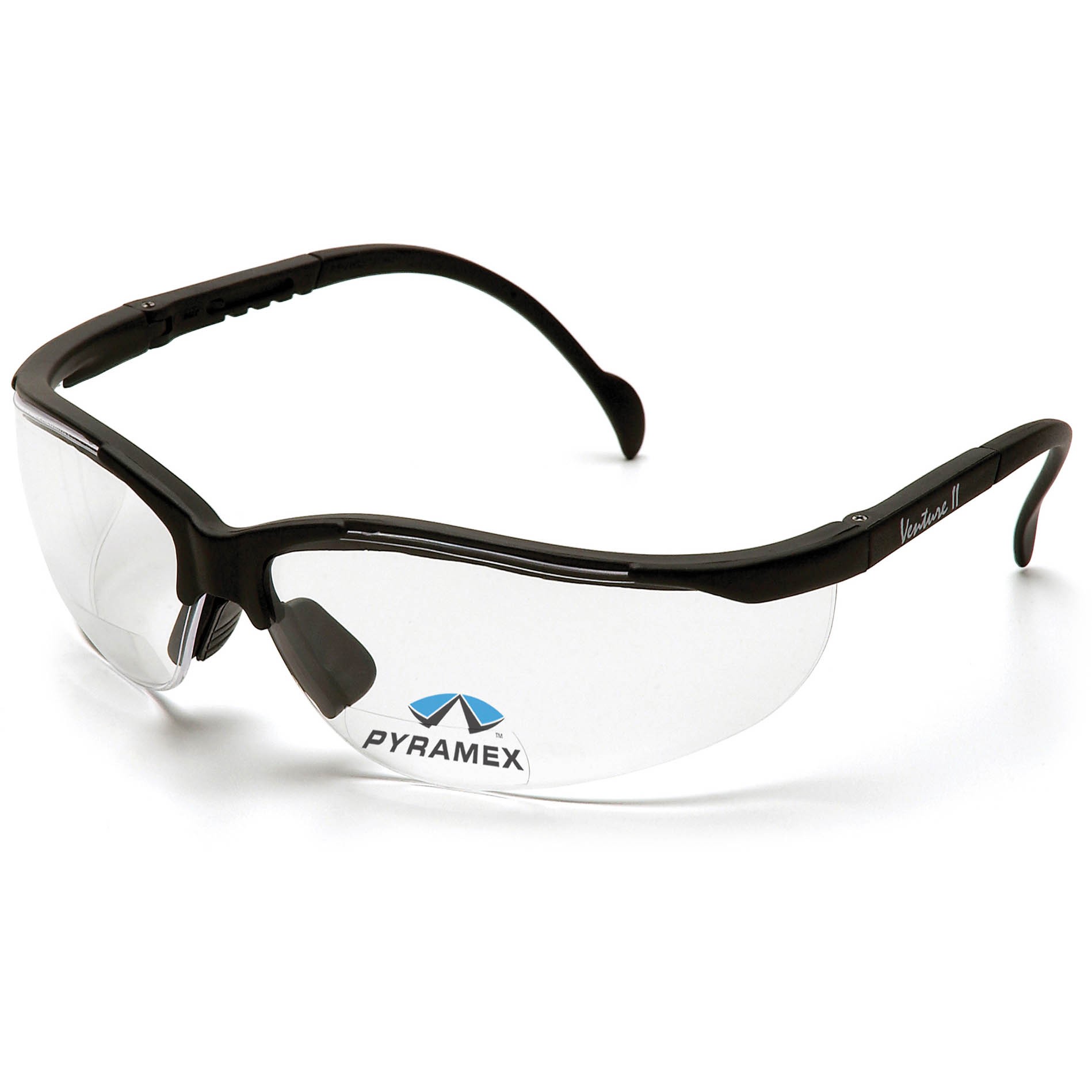 Pyramex SB8610D Ever-Lite Safety Glasses - Black Frame - Clear Lens