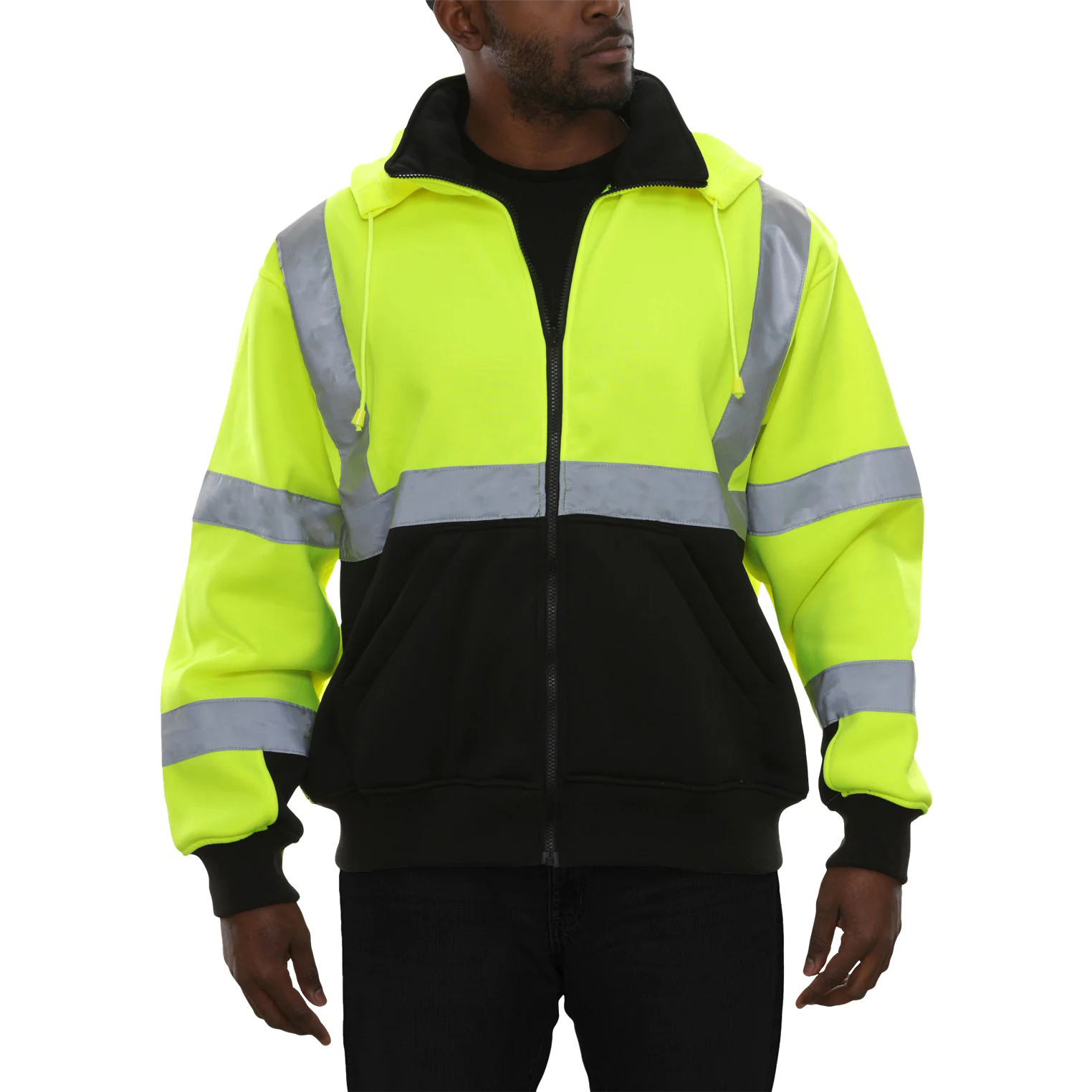 Reflective Apparel 602STLB Type R Class 3 Black Bottom Safety ...