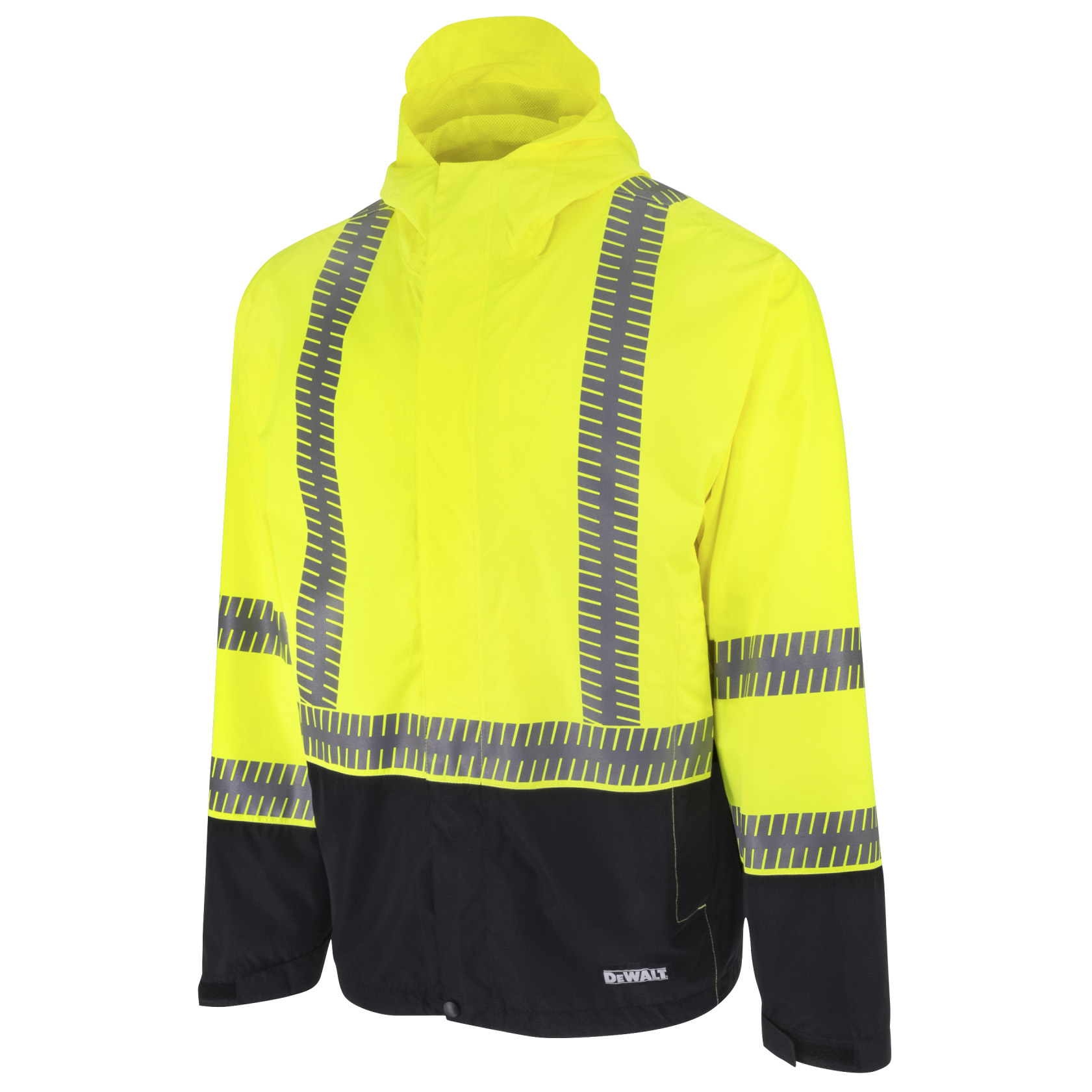 DEWALT DRW21-3ZGR Type R Class 3 Ripstop Wind and Rain Safety