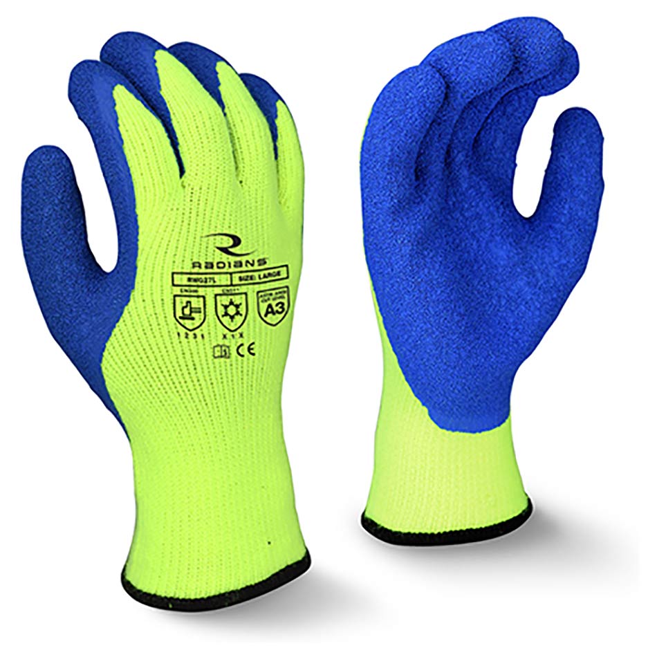 MCR Safety Ninja N9690FCO/N9690FC Fully Coated HPT Ice Insulated ANSI Cut  Level A3 Gloves