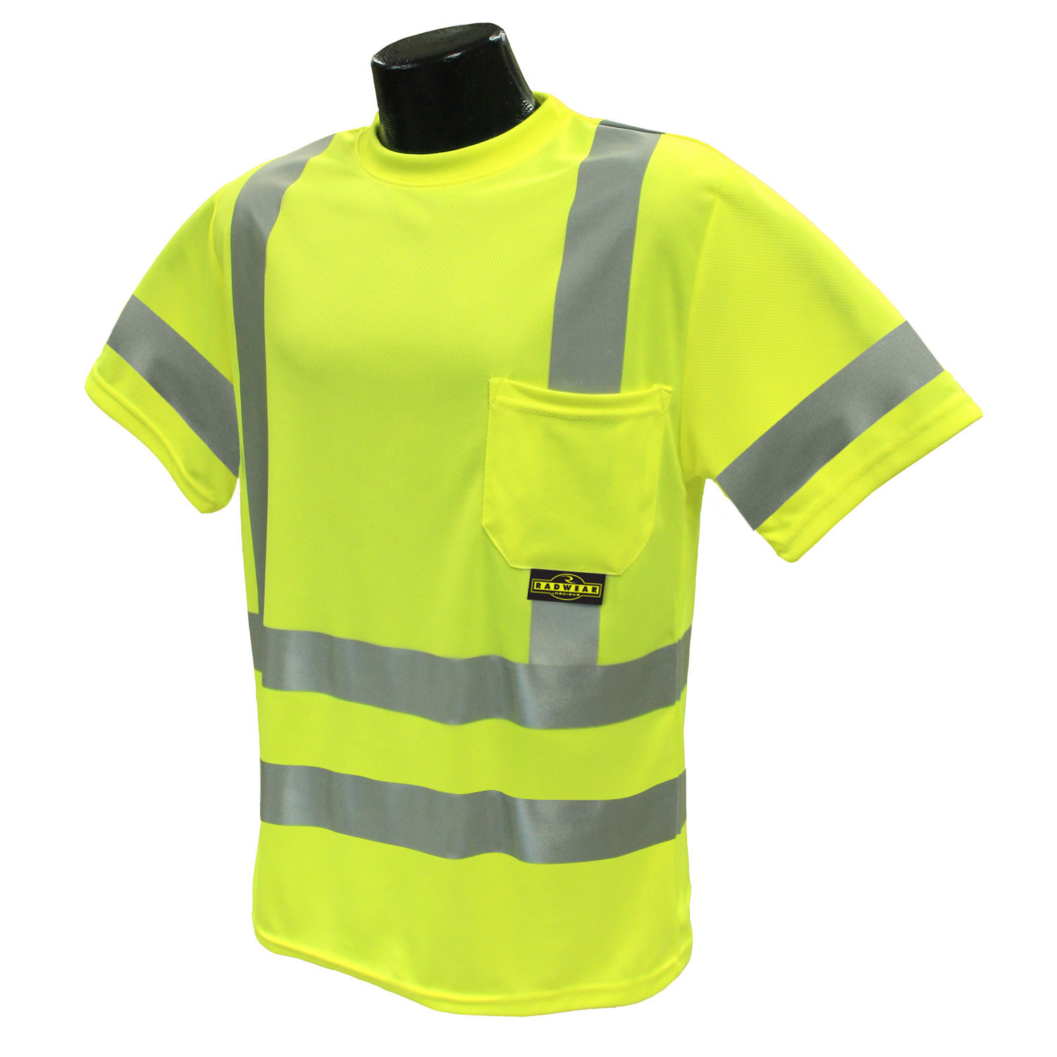 S, Neon Green - style 8 High Visibility Reflective Safety T-Shirts Customize Logo Hi Vis Long Sleeve Protective Shirts with Reflective Strips
