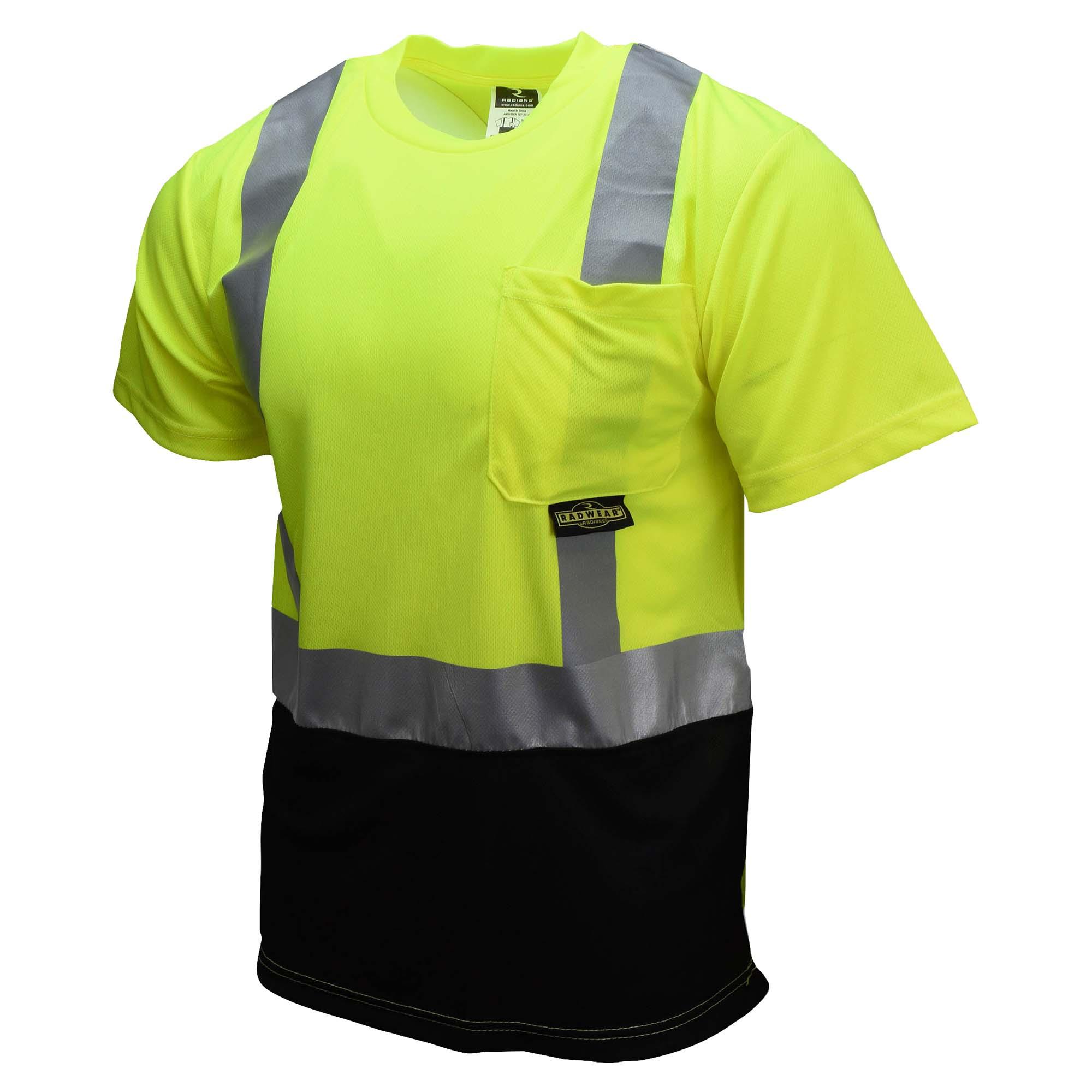Radians St11-2pgs-5x High-visibility Class 2 T-shirt With Moisture Wicking for sale online