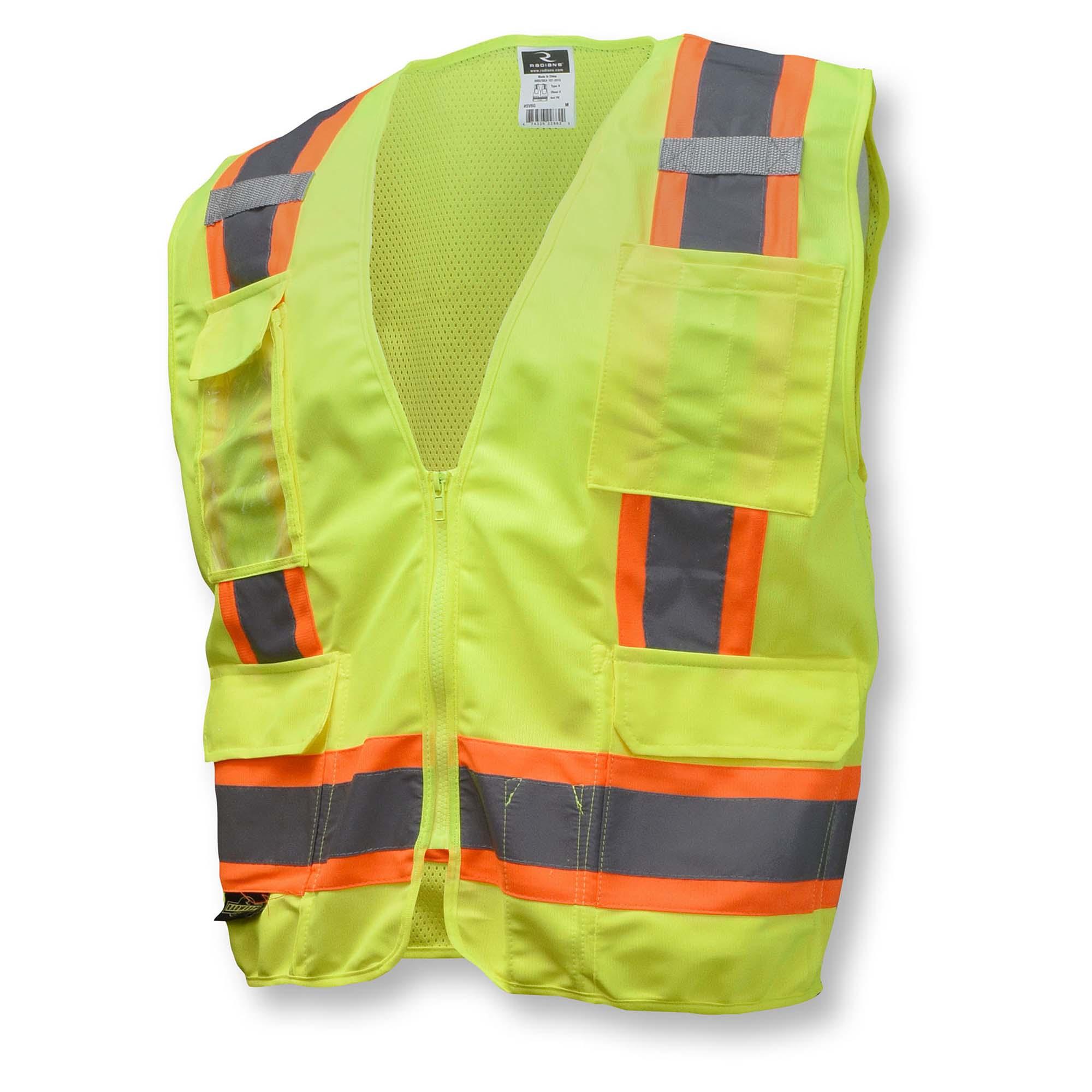 Radians SV6G Type R Class Two-Tone Surveyor Safety Vest Yellow/Lime  Full Source