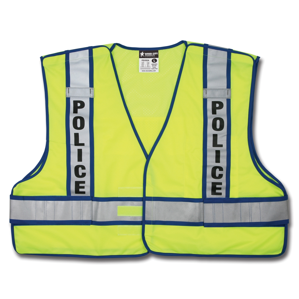 River City PSV303A ANSI 207 Police Breakaway Public Safety Vest ...