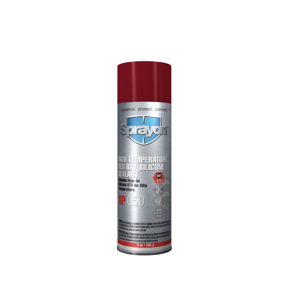 Sprayon SP 050 RTV Silicone Sealants Red 8 oz Aerosol Full Source