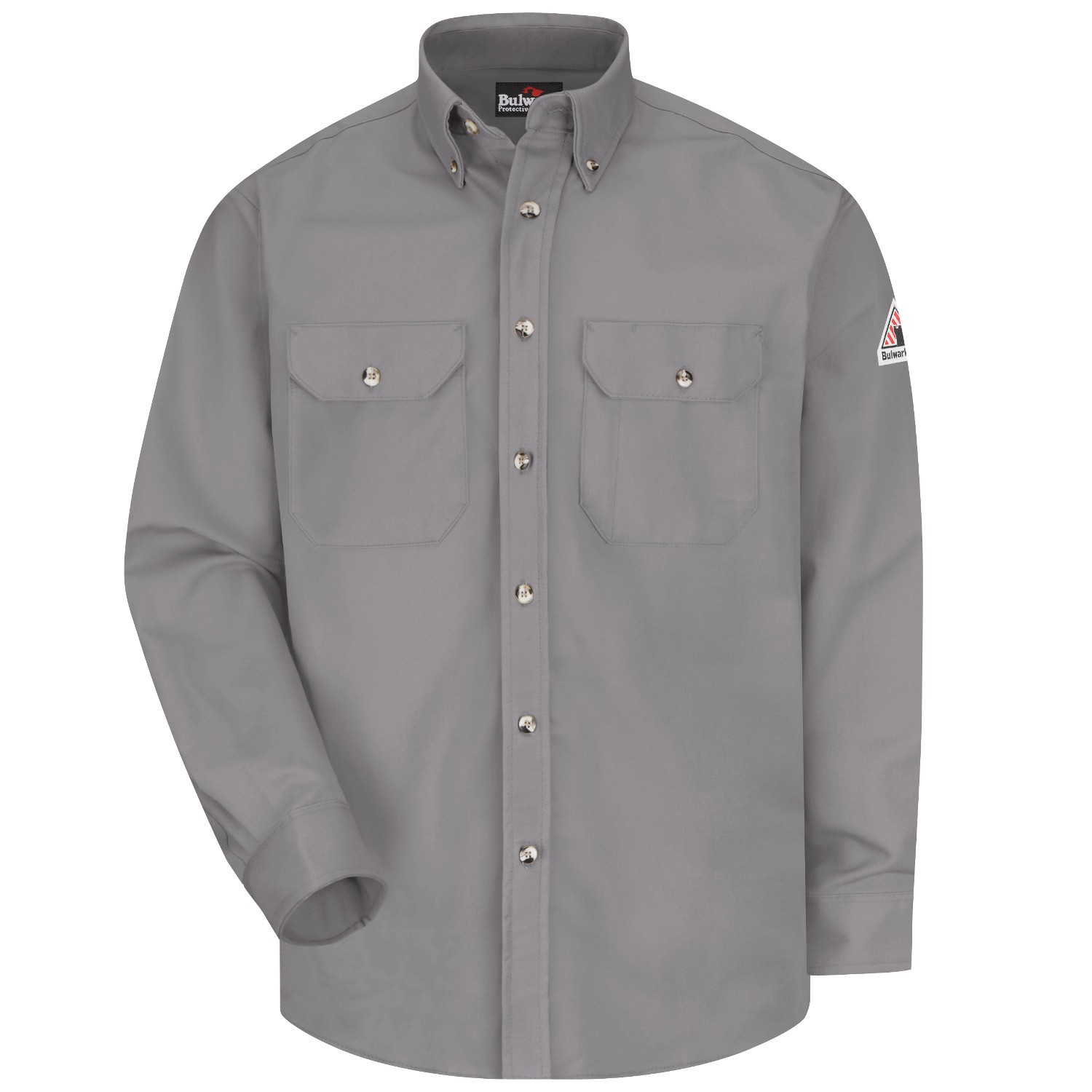 Bulwark X-Large Khaki Cotton Long Sleeve Flame Resistant Shirt With Button Closure