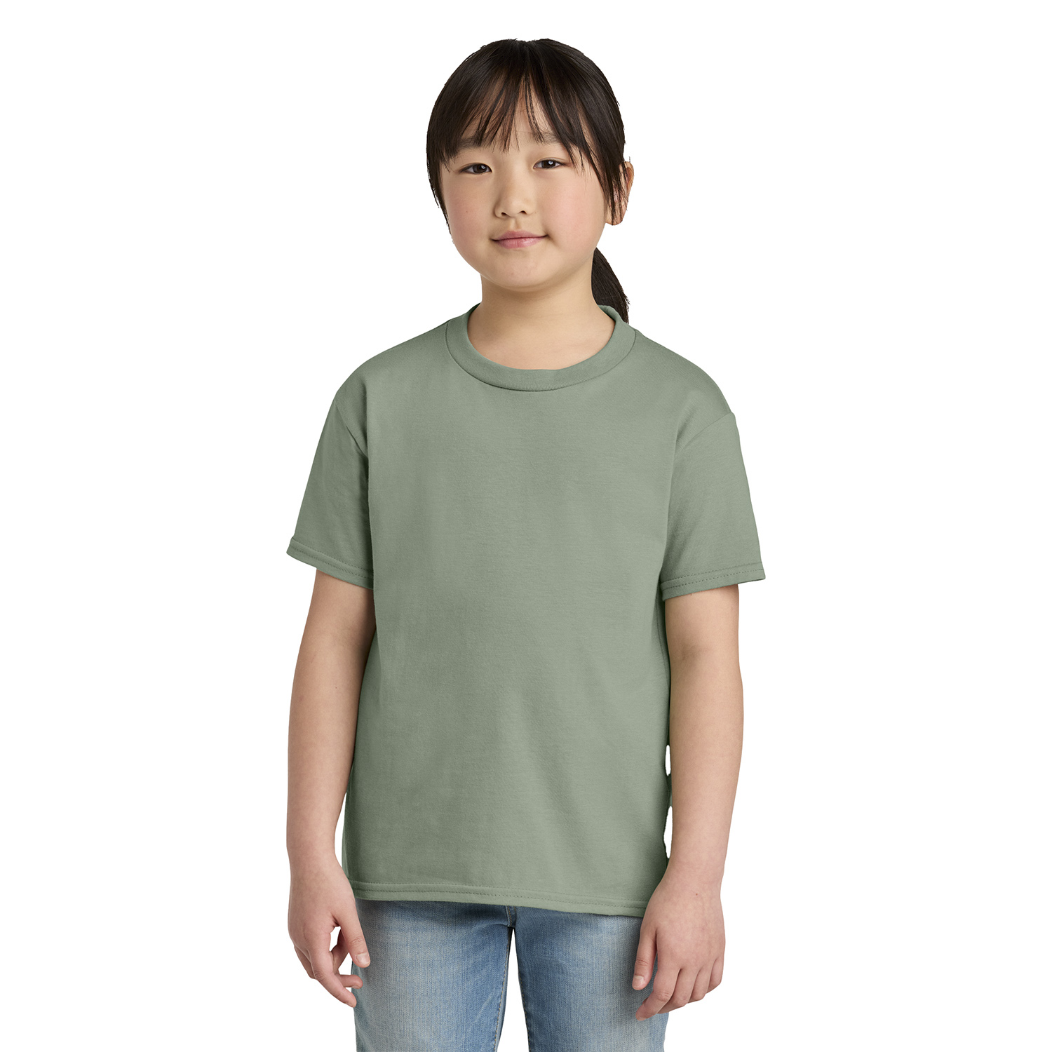 Gildan 65000B Youth Softstyle Midweight Tee - Sage | Full Source