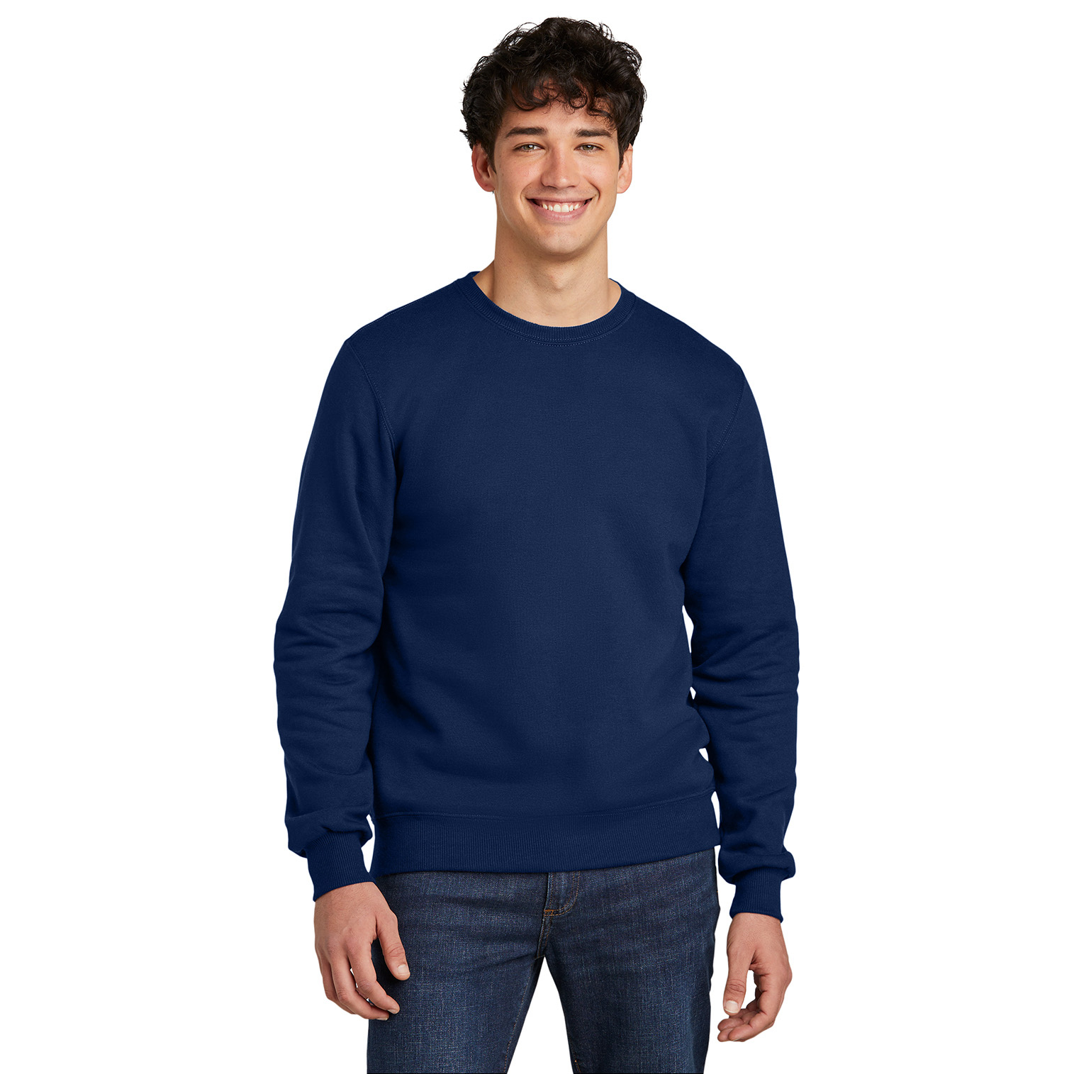 Jerzees 701M Eco Premium Blend Crew Neck Sweatshirt - J.Navy