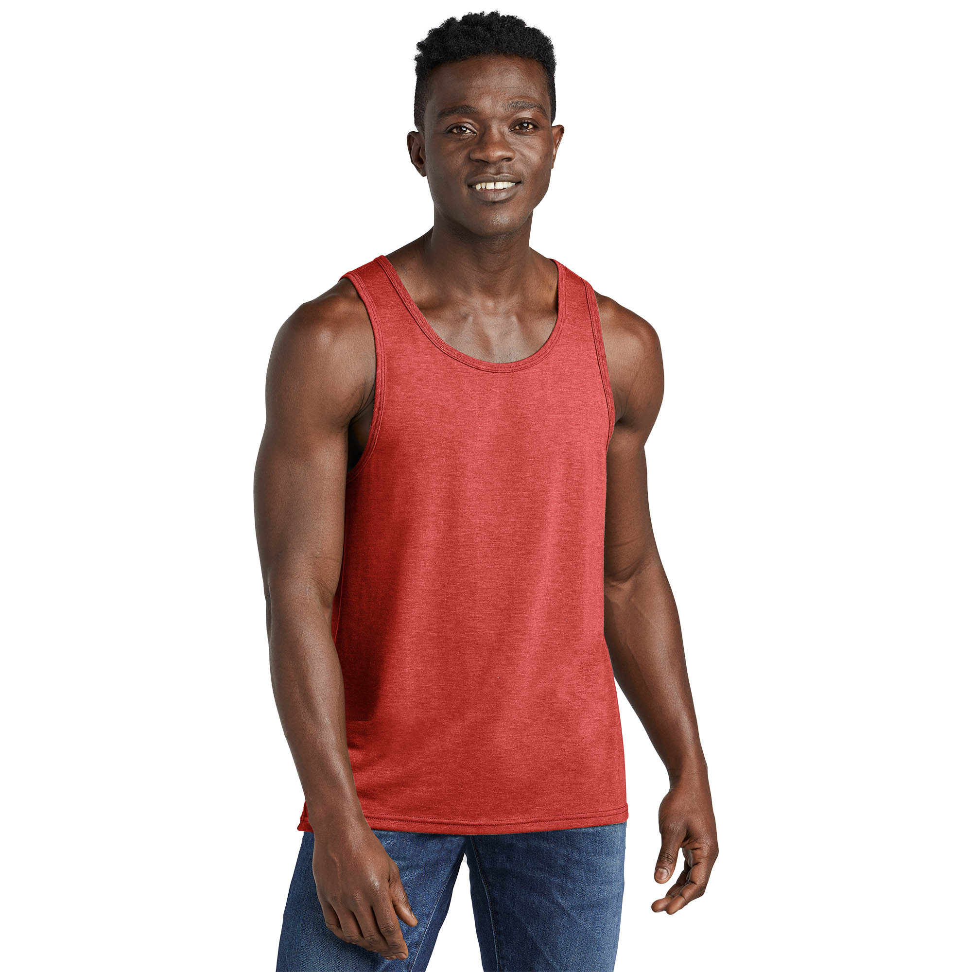 Allmade AL2019 Unisex Tri-Blend Tank - Rise Up Red | FullSource.com