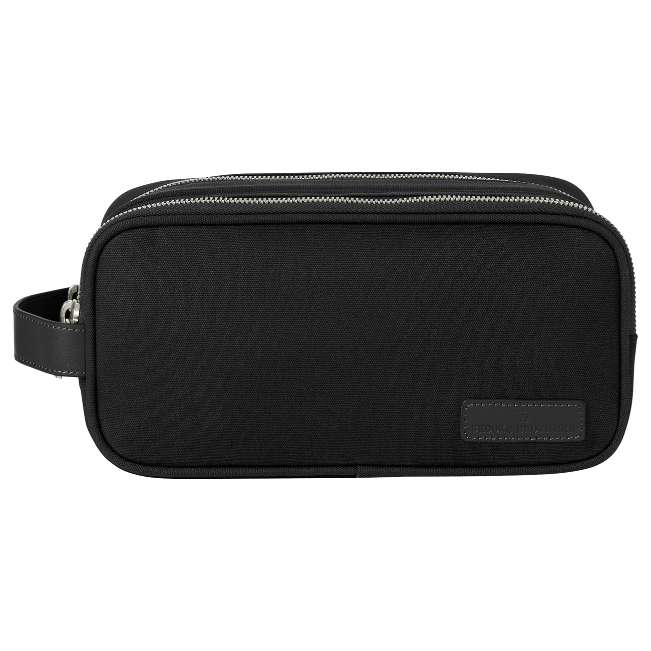 Brooks Brothers BB18870 Wells Dopp Kit - Black | Full Source