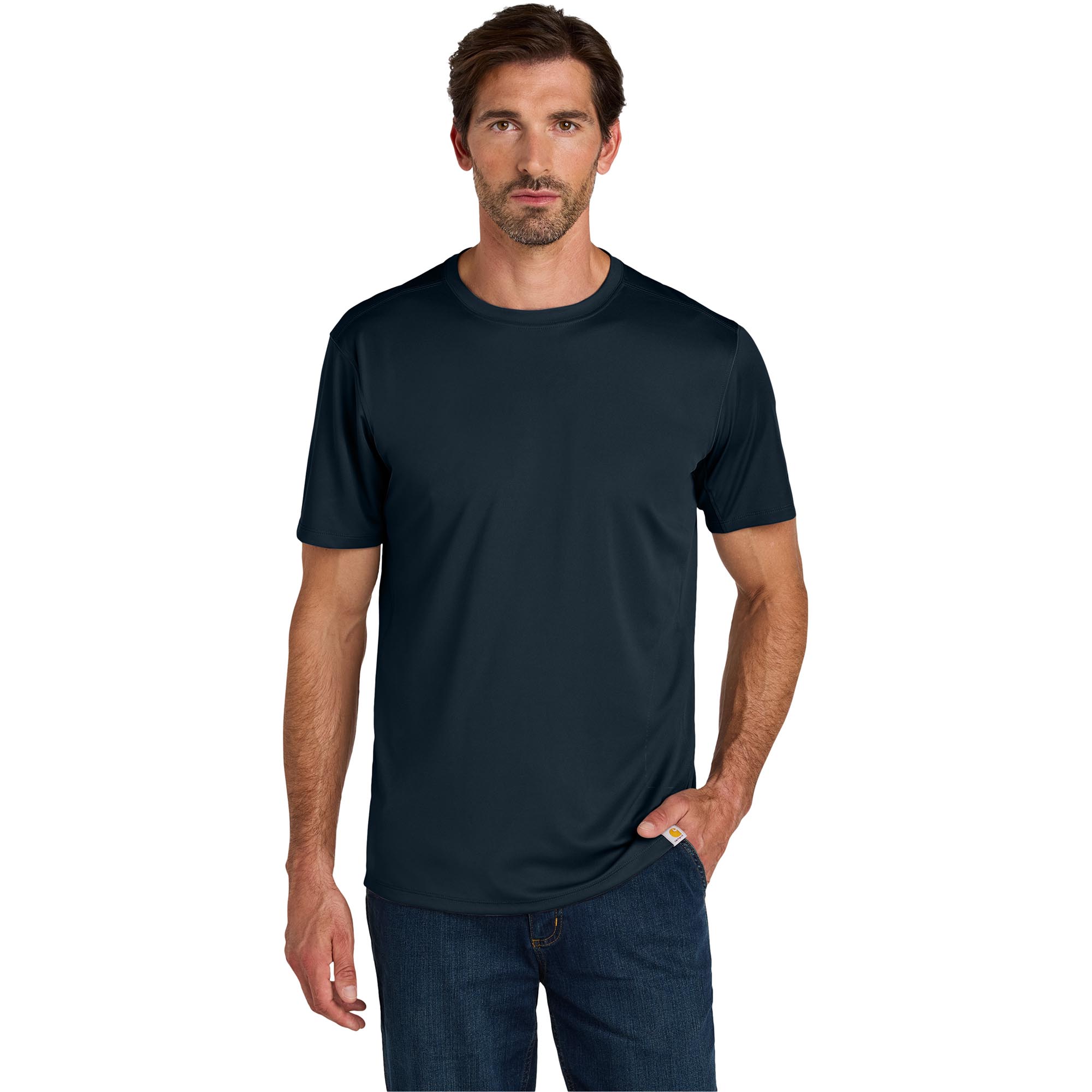 Carhartt CT106868 Sun Defender Short Sleeve T-Shirt - Navy | Full