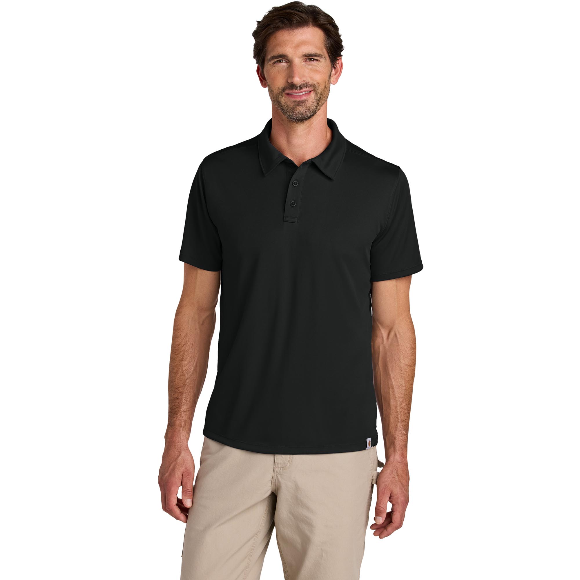Carhartt CT106899 Force Sun Defender Polo - Black | Full Source