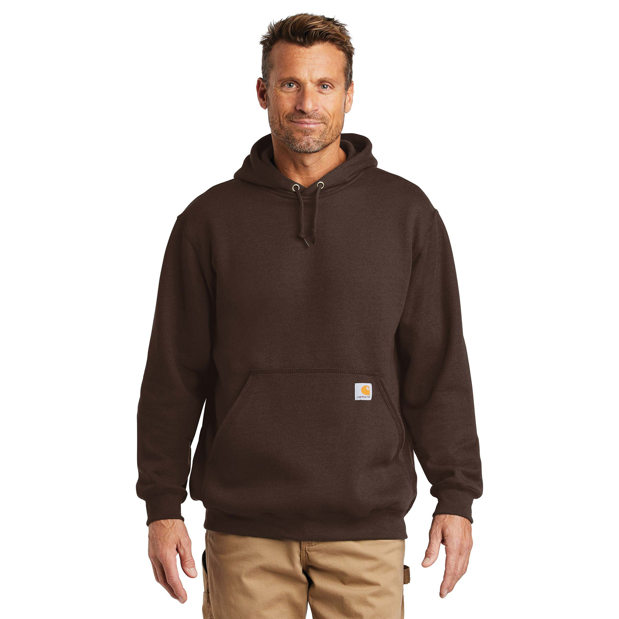 Dark brown carhartt sweatshirt Clearance