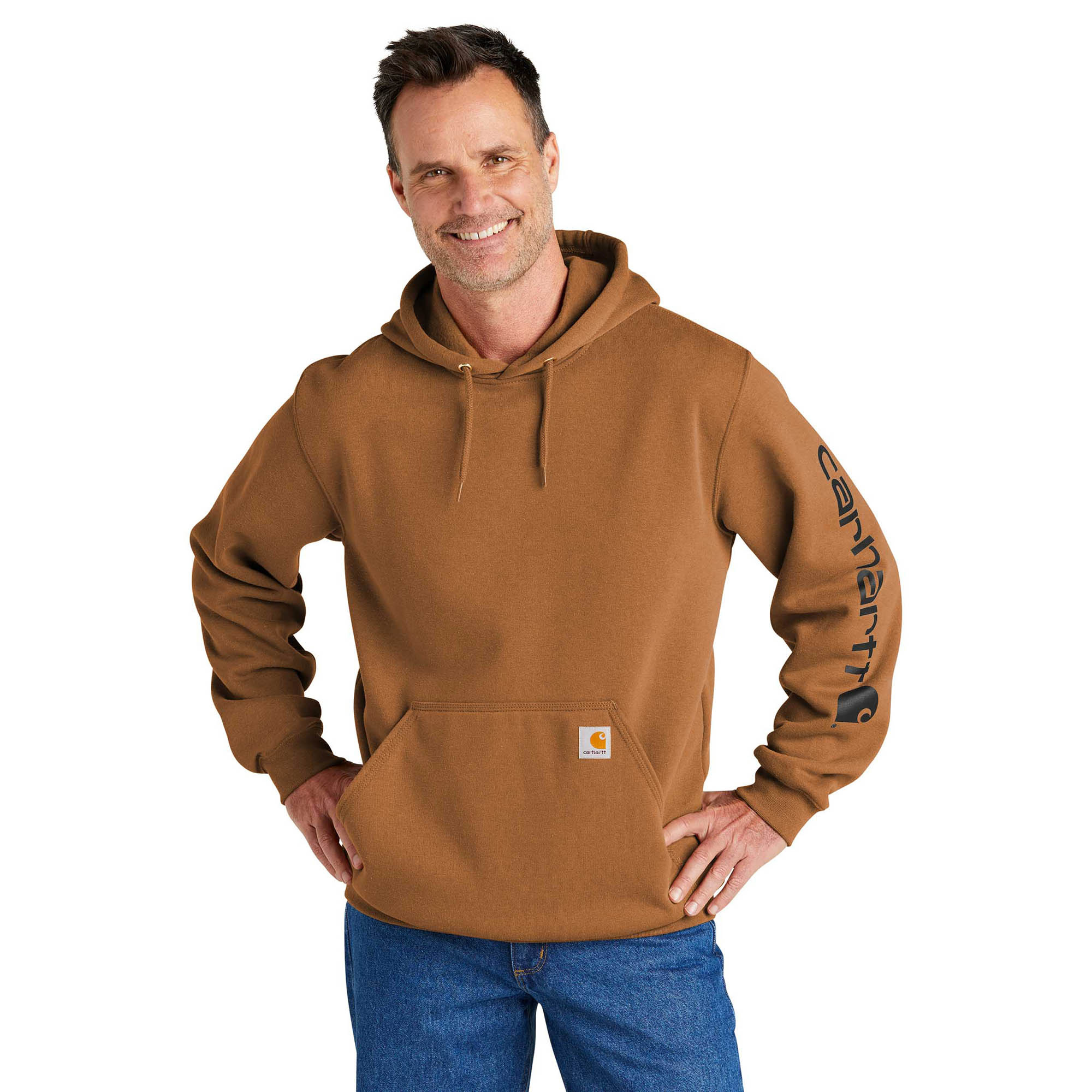 Carhartt K288 Middleweight Hooded Logo Sweatshirt - Carhartt