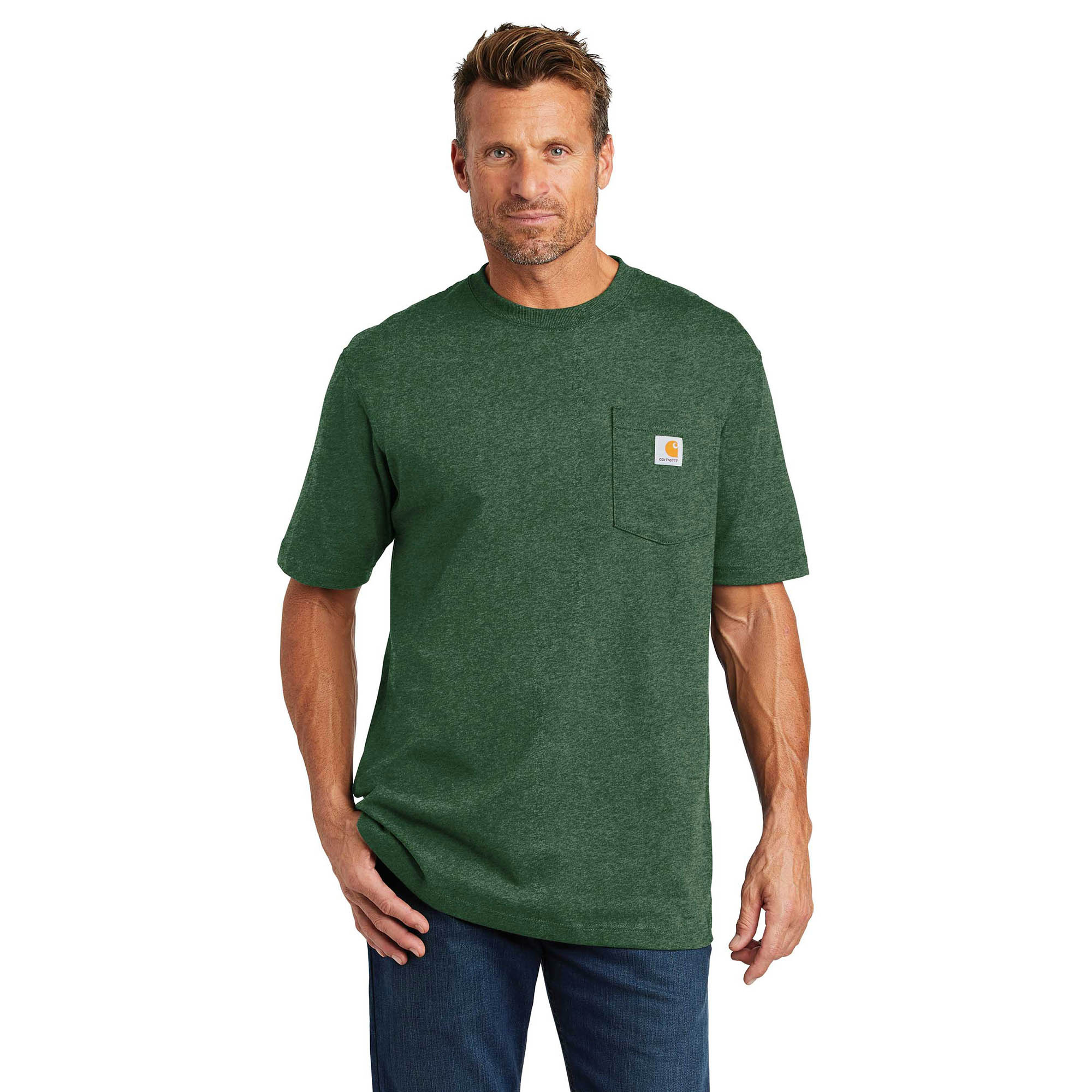 Carhartt K87 Workwear Pocket Short Sleeve T-Shirt - North