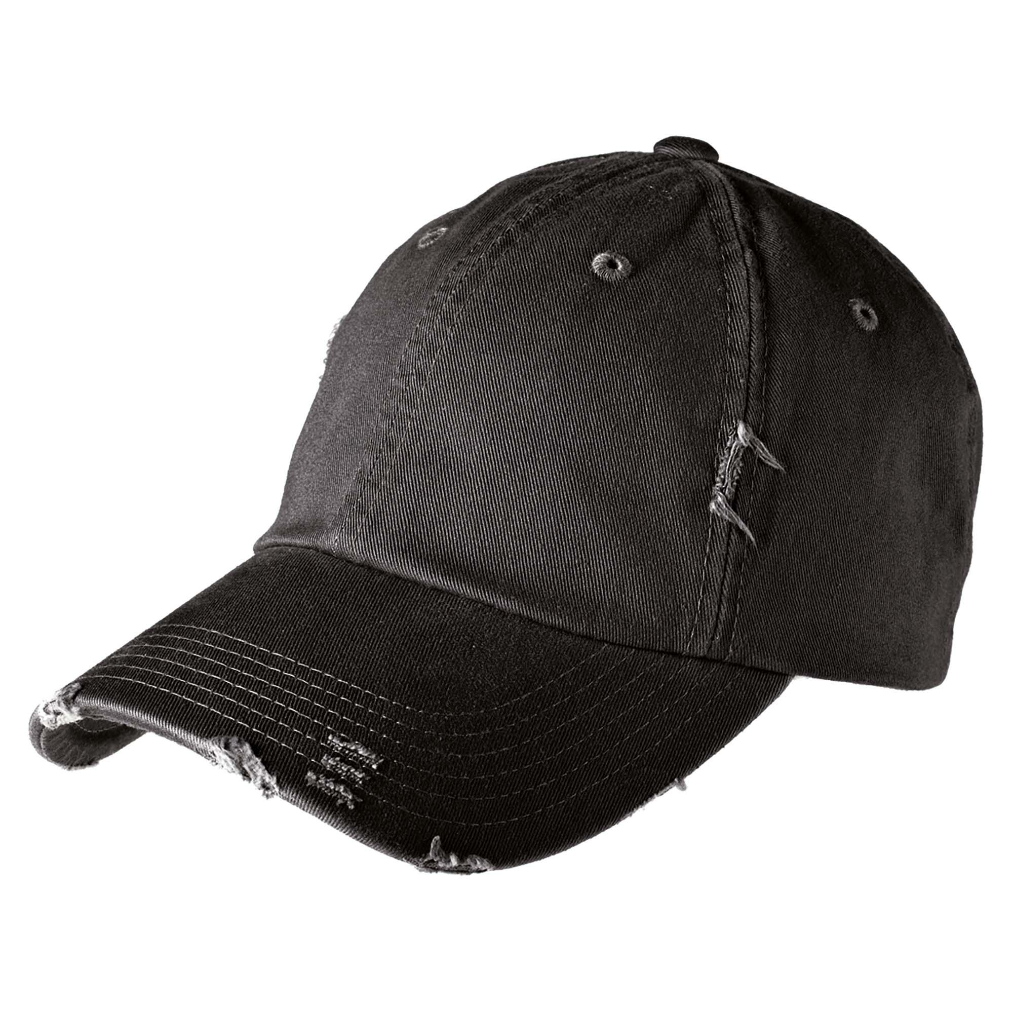 District DT600 Distressed Cap Black Full Source