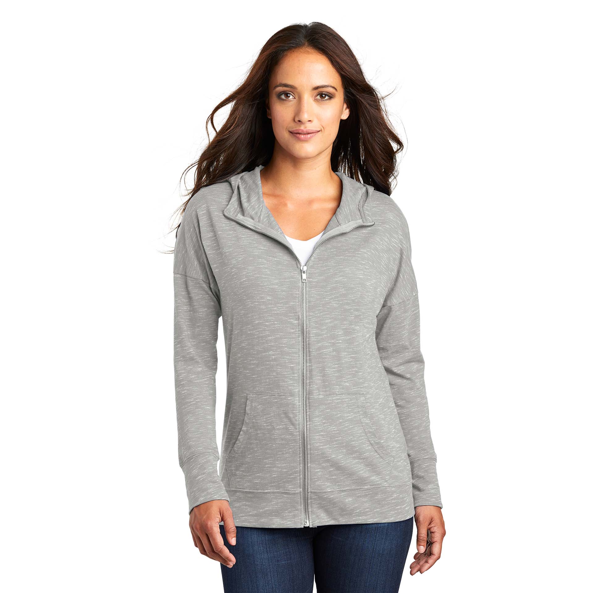 ET TU Hoodie Jacket - Men's Cotton Lightweight Zip Up Hoodie Jacket L,  Heather Gray