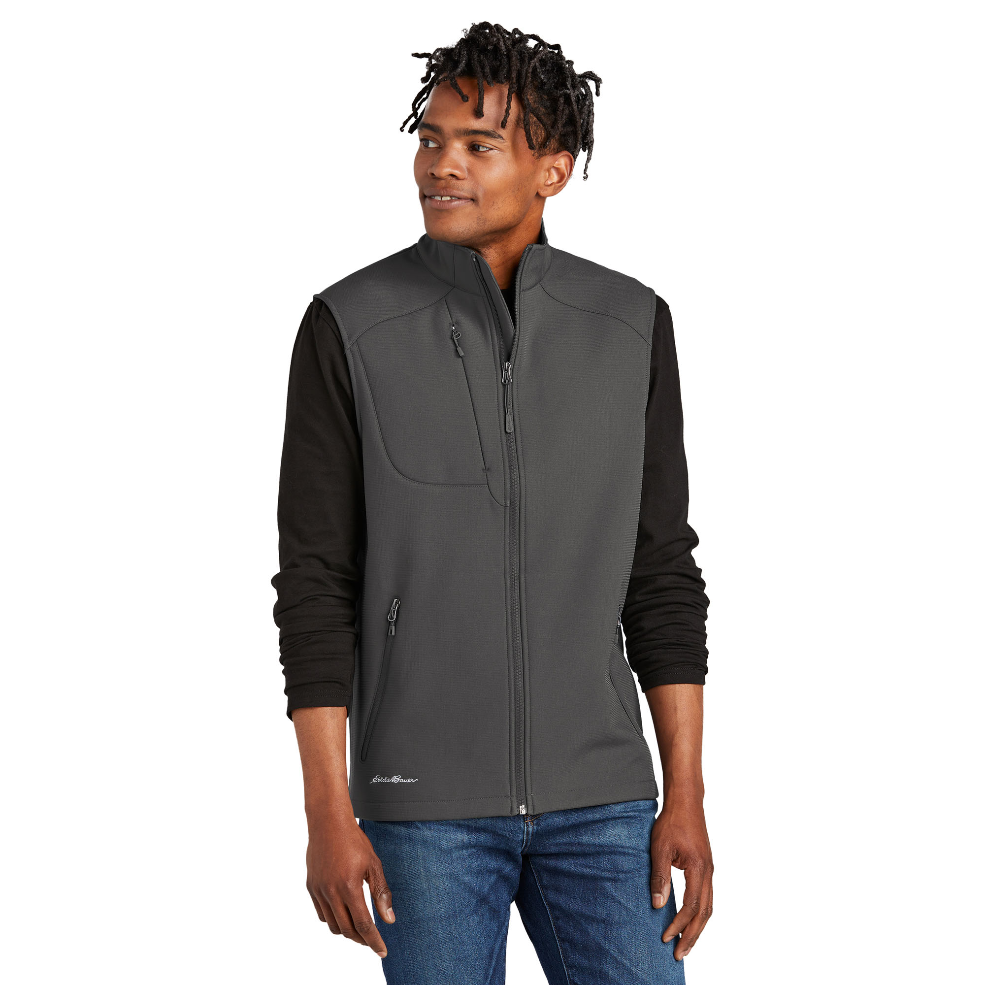 Eddie Bauer EB546 Stretch Soft Shell Vest - Iron Gate | Full Source