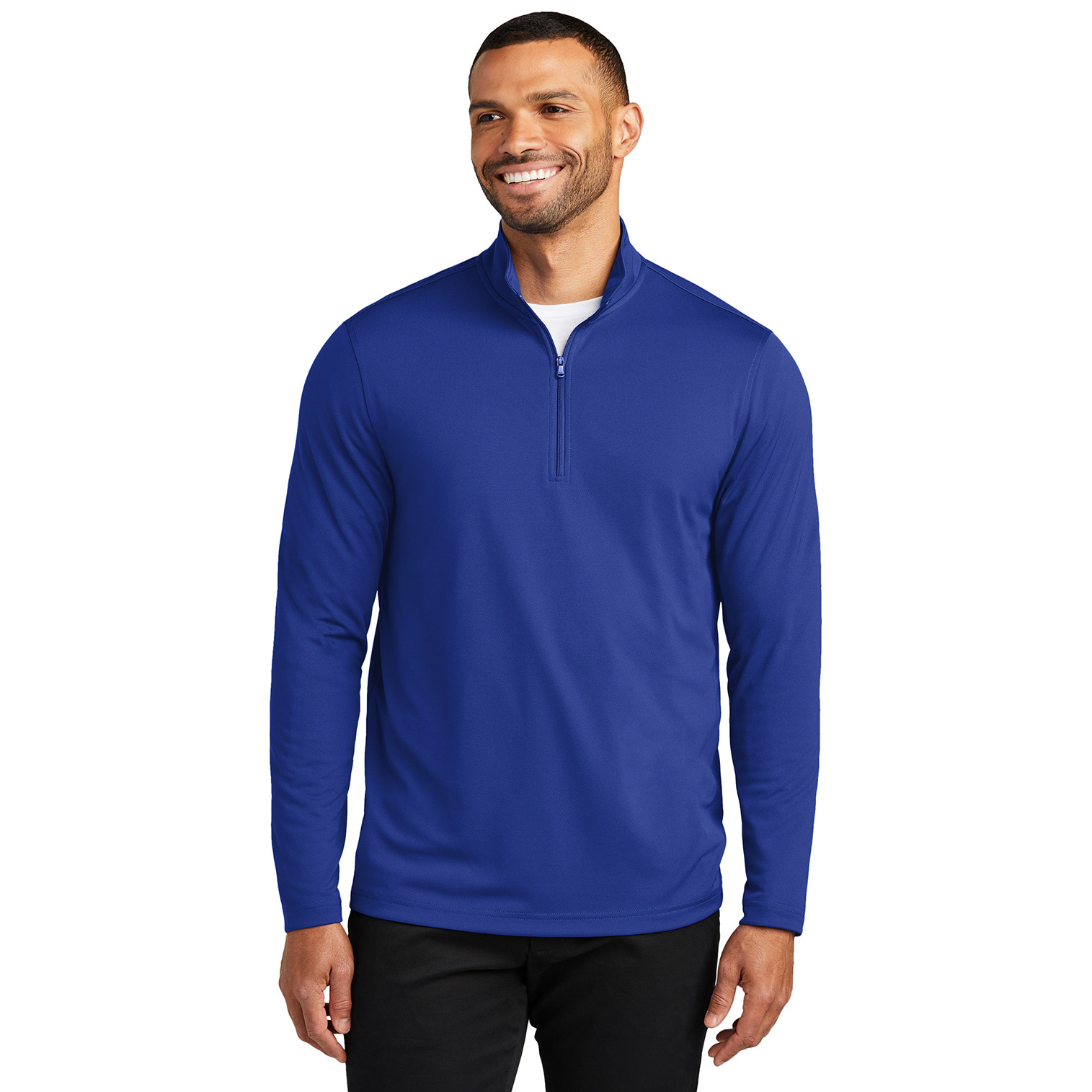 Port Authority K112 Dry Zone UV Micro-Mesh 1/4-Zip - True Royal