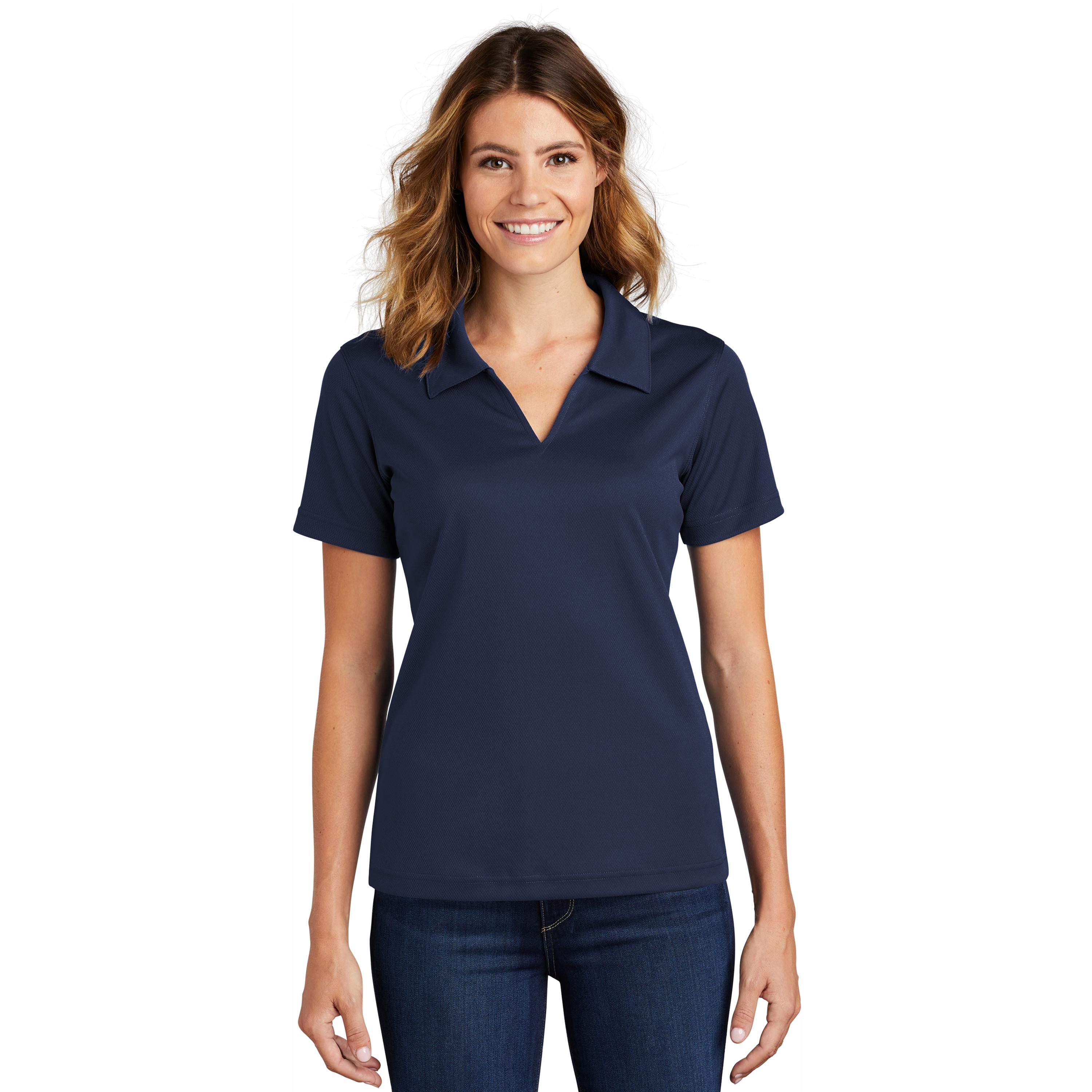 Sport-Tek K467 Dri-Mesh Polo with Tipped Collar and Piping