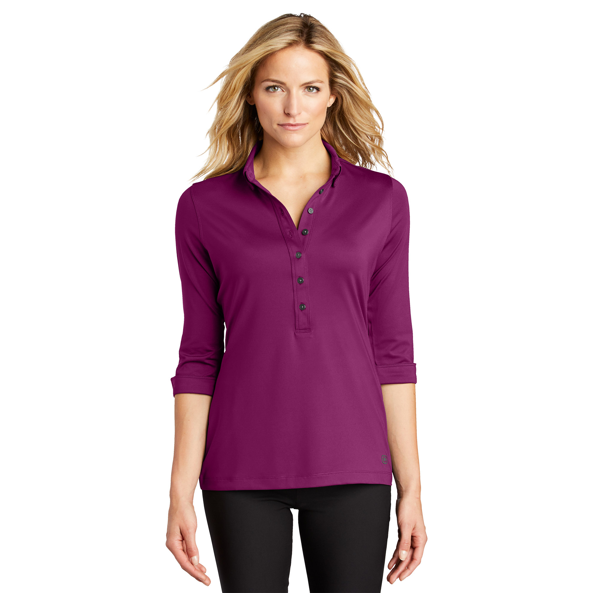 OGIO LOG122 Ladies Gauge Polo - Berry Burst | Full Source