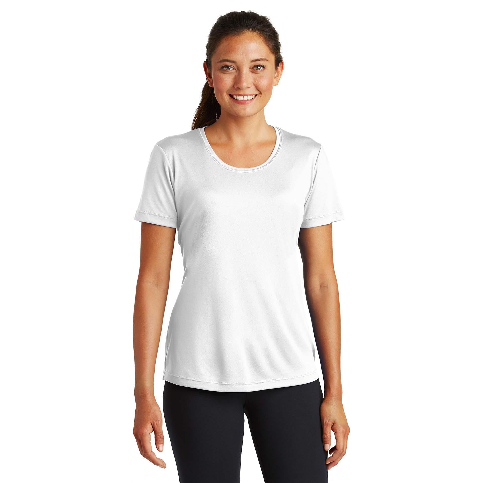 Sport-Tek LST350 Ladies Competitor Tee - White | Full Source