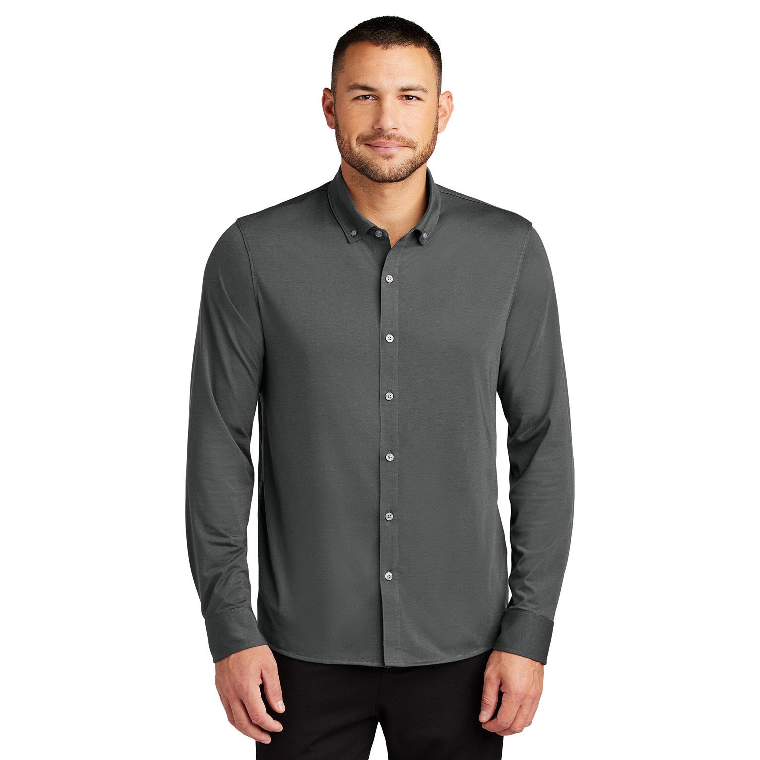 Mercer Culinary Metro Edge Work Shirt For Men - 65/35 Poly-Cotton Poplin, Moisture-Wicking Back, 2 Chest Pockets, Professional Chef Shirt - View #4