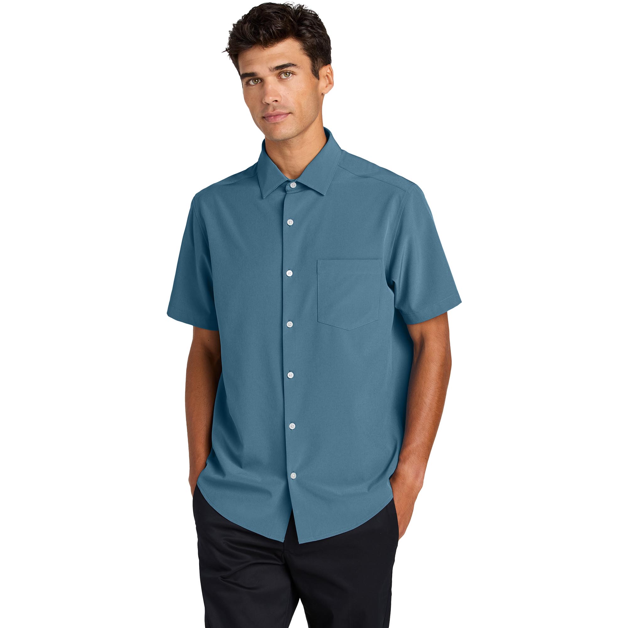 Mercer+Mettle MM2006 Short Sleeve UV Capital Tech Shirt - Harbor