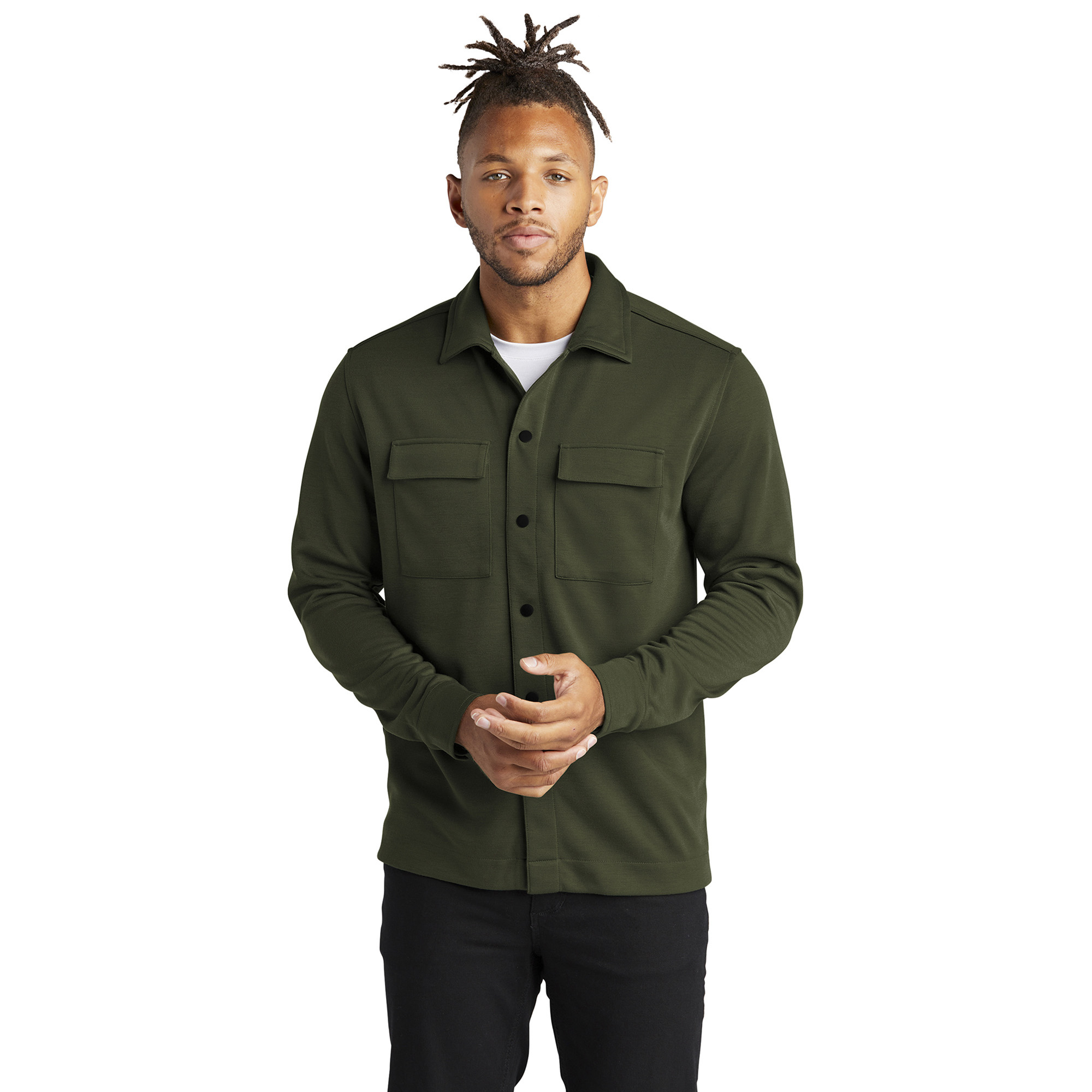 Mercer+Mettle MM3004 Double-Knit Snap Front Jacket - Townsend