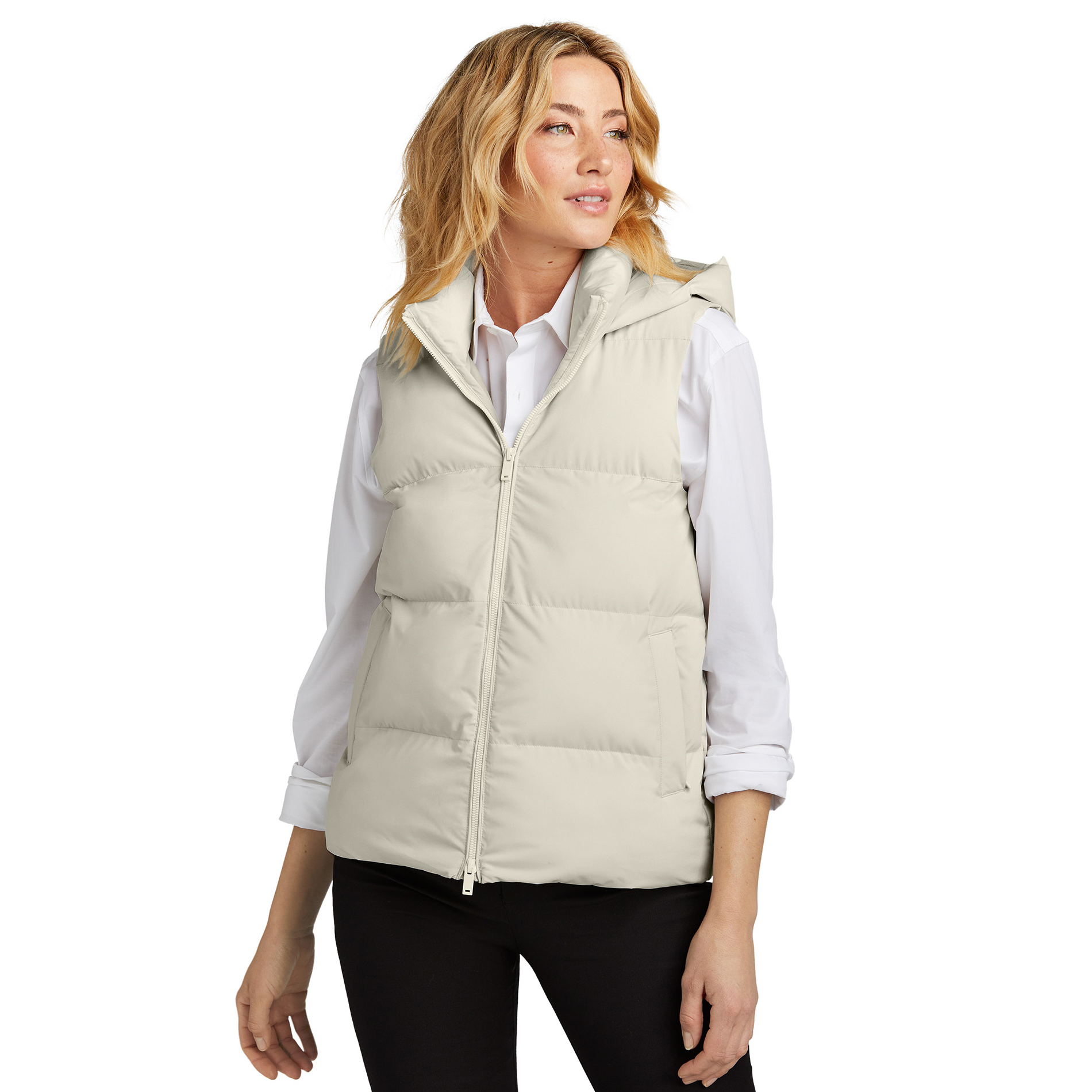 Mercer+Mettle MM7217 Women's Puffy Vest - Birch | Full Source