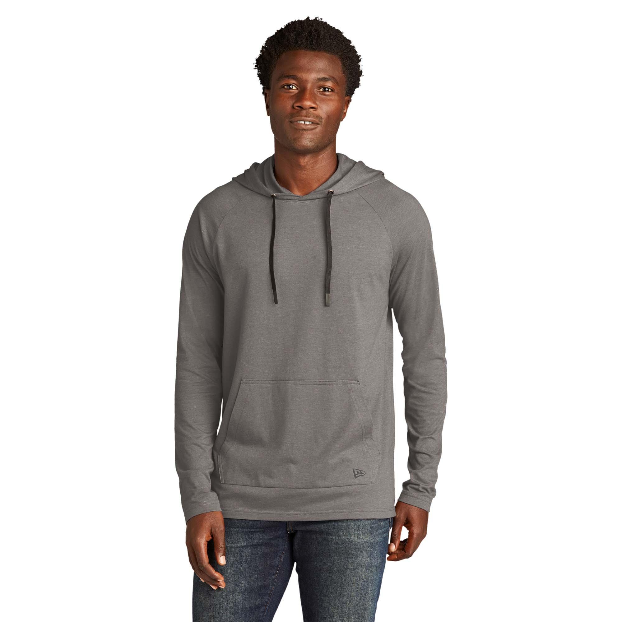 New Era NEA137 Tri-Blend Hoodie - Shadow Grey | Full Source