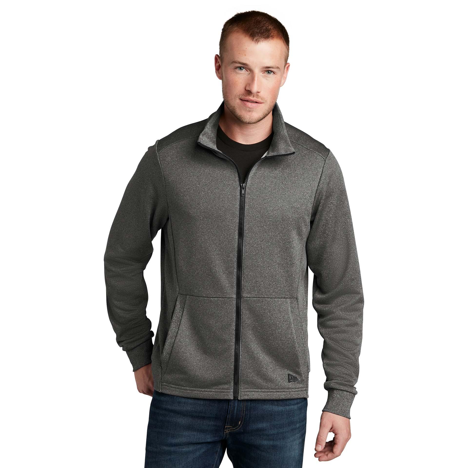neaページ New Era NEA530 Performance Terry Full-Zip Jacket - Graphite