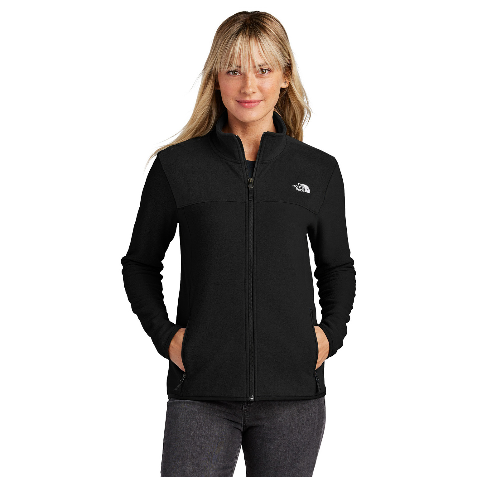 The North Face NF0A7V4K Ladies Glacier Full-Zip Fleece Jacket
