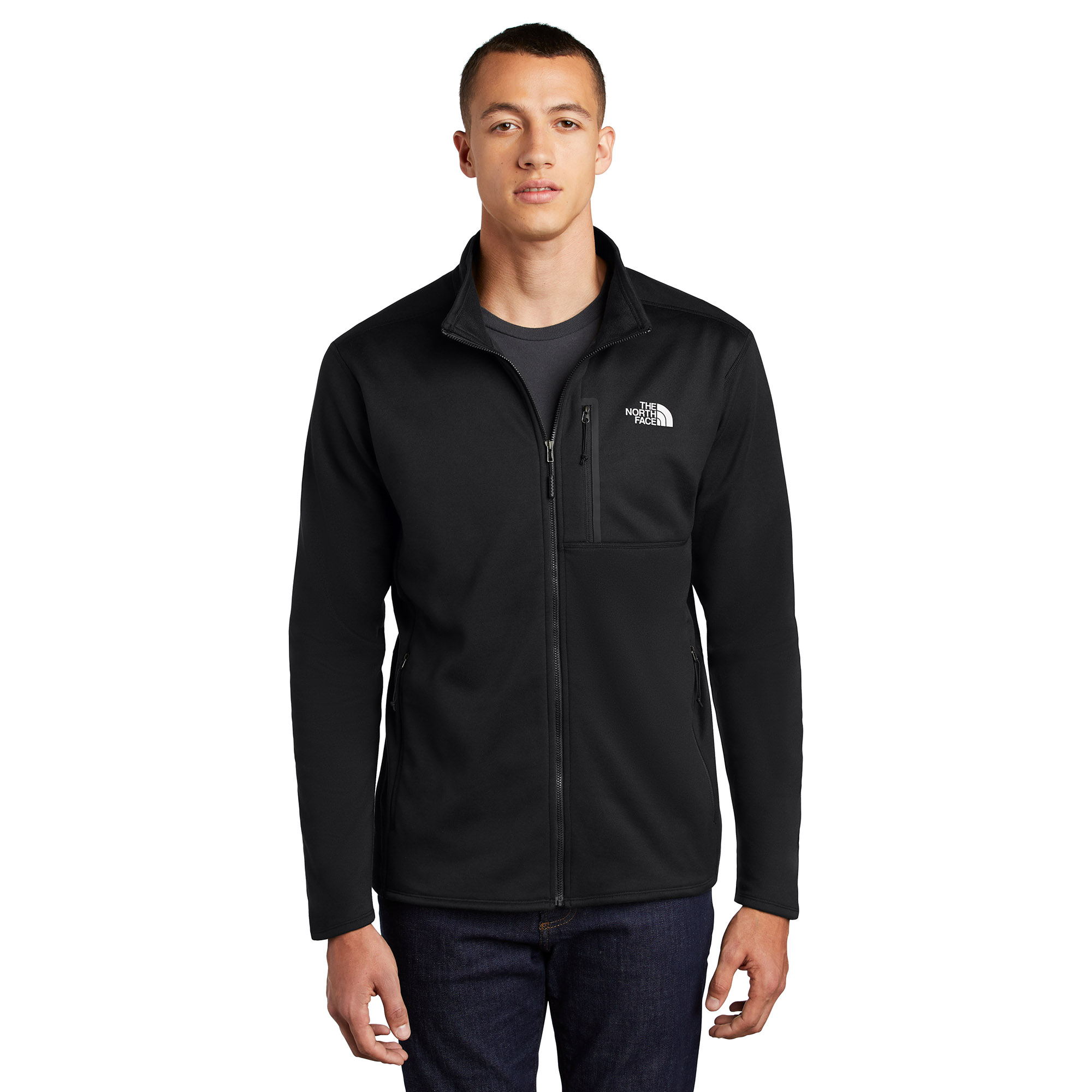 The North Face NF0A7V64 Skyline Full-Zip Fleece Jacket - TNF Black