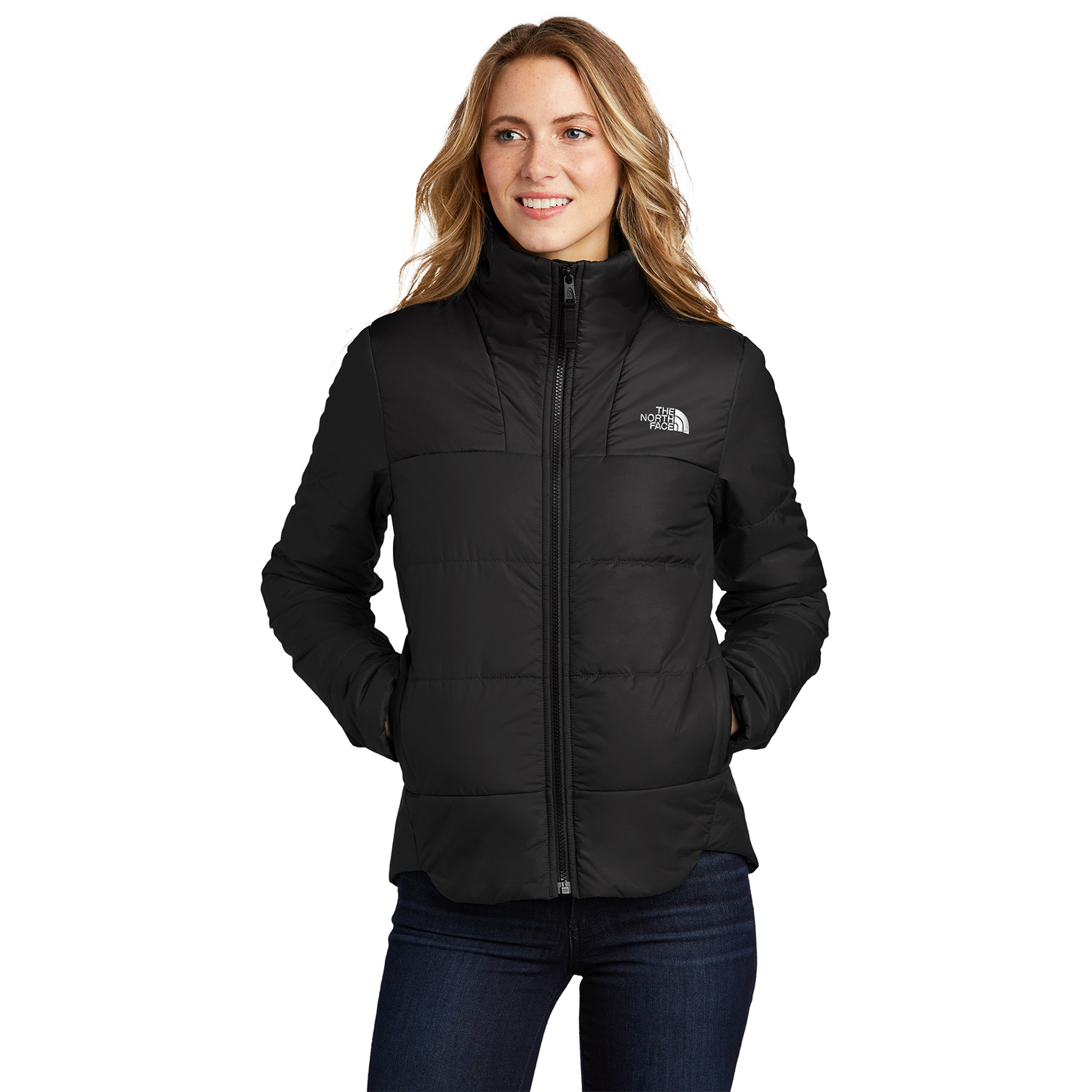 The North Face NF0A7V6K Ladies Chest Logo Everyday Insulated