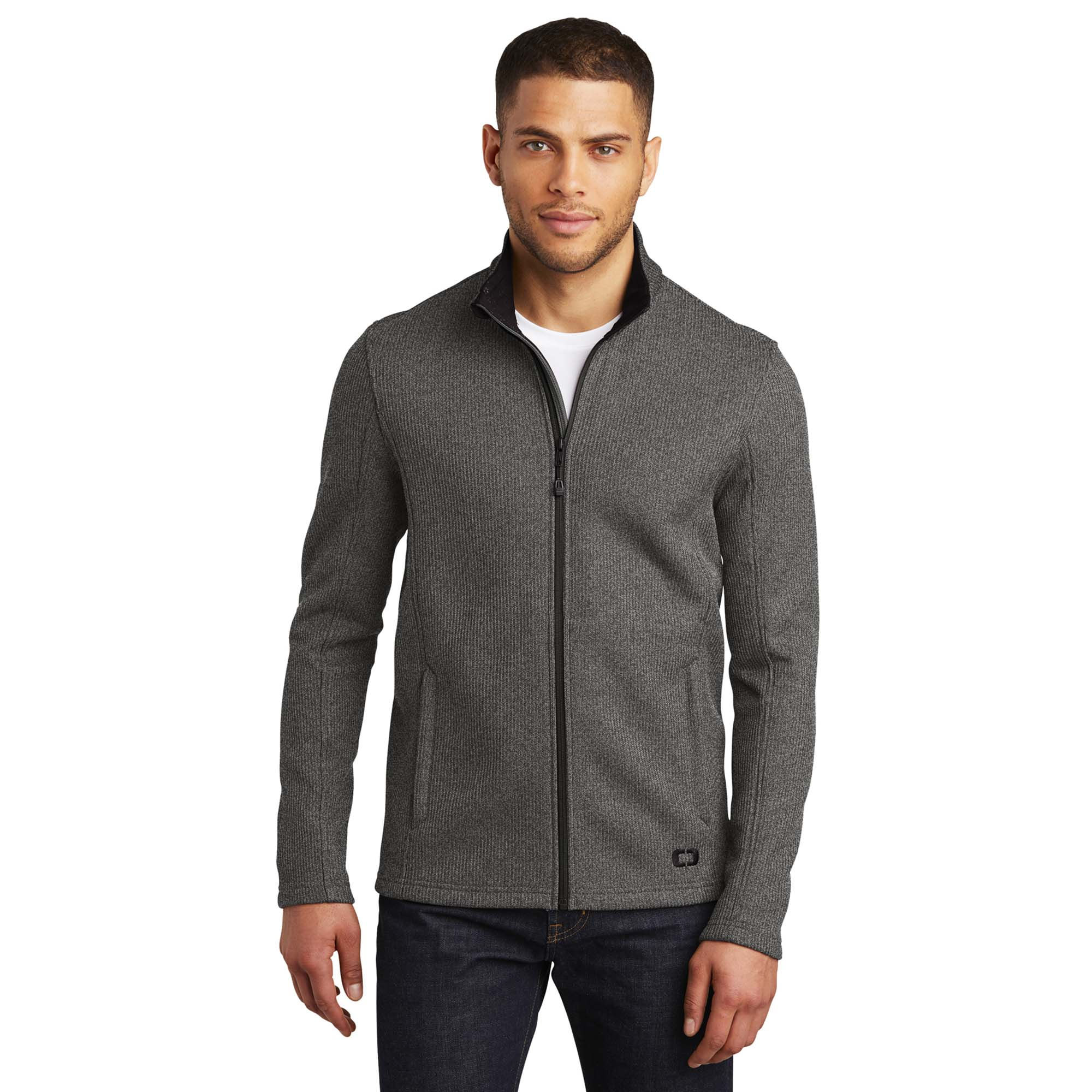 OGIO OG727 Grit Fleece Jacket - Diesel Grey Heather | Full Source