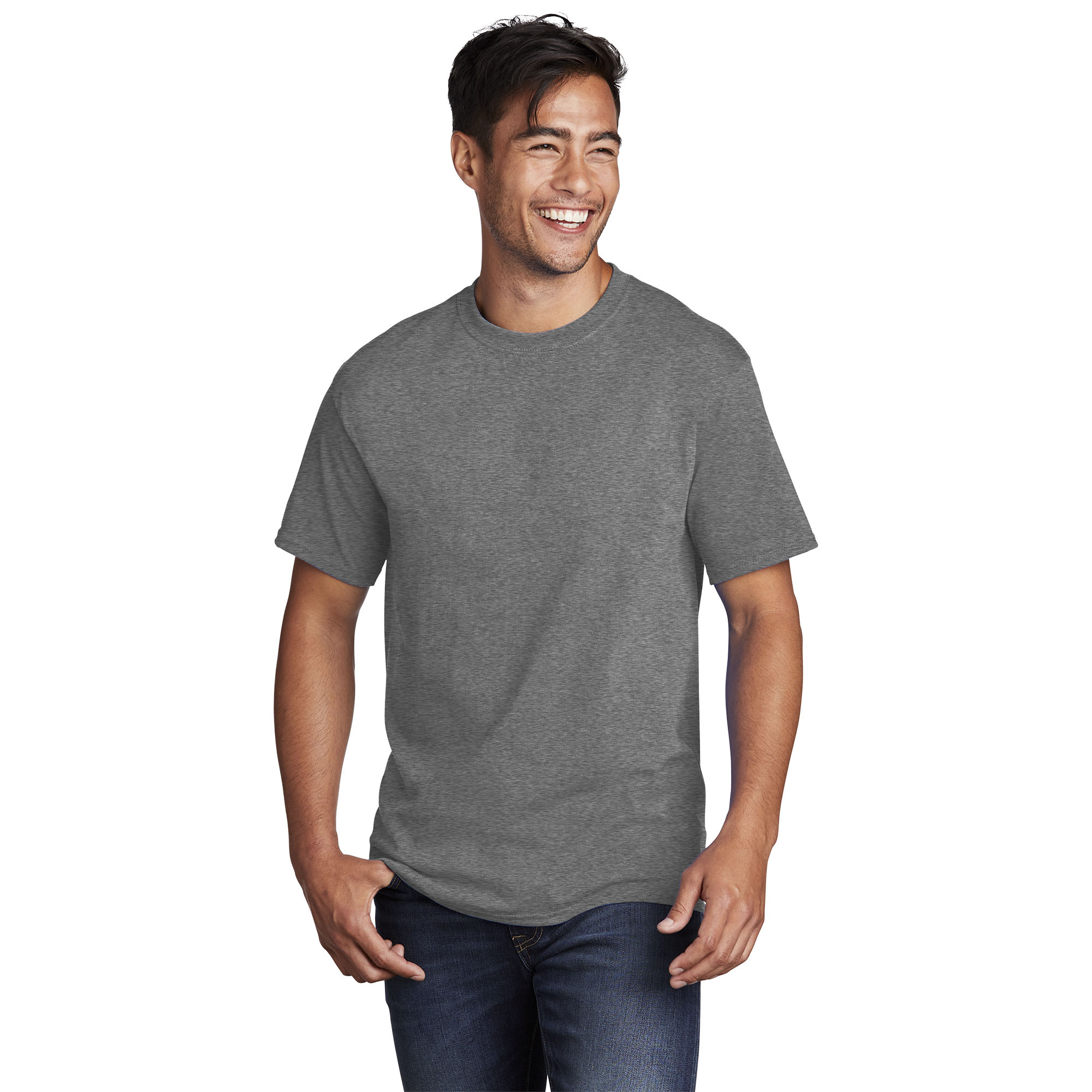 Port & Company Pc54 Core Cotton Tee - Graphite Heather 