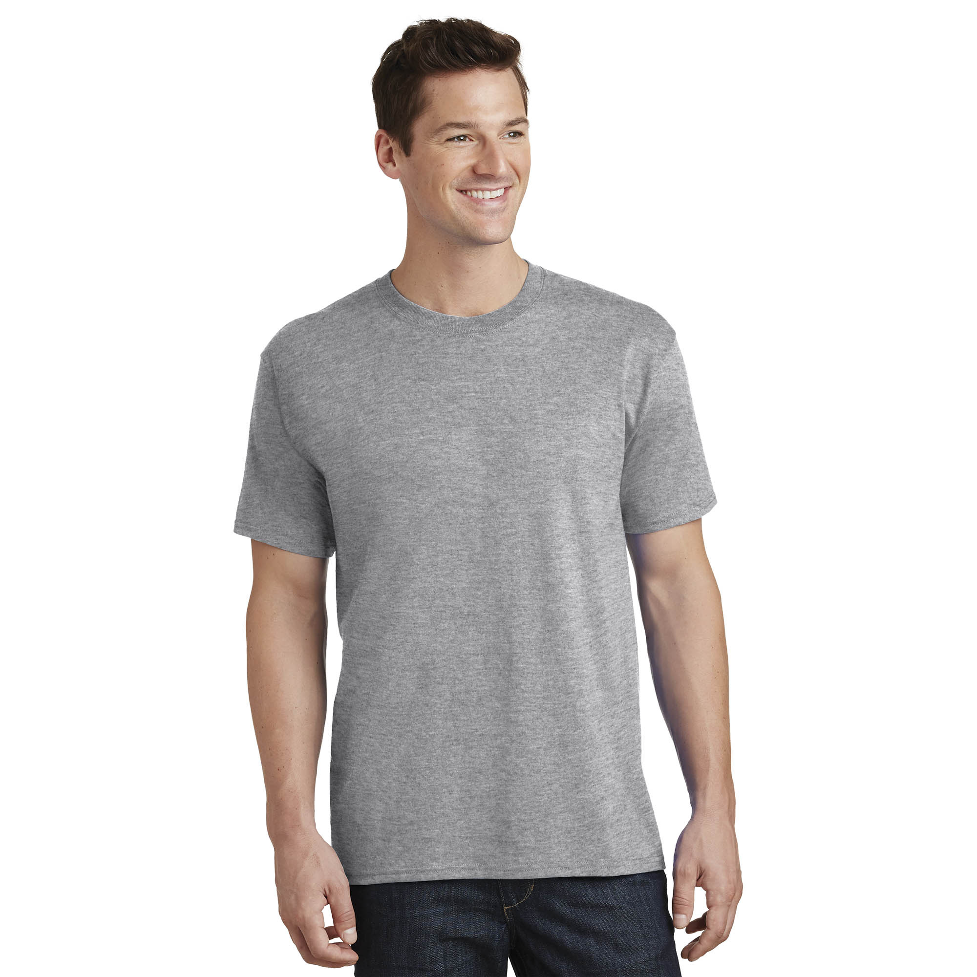 Port & Company PC54T Tall Core Cotton Tee - Athletic Heather | Full Source