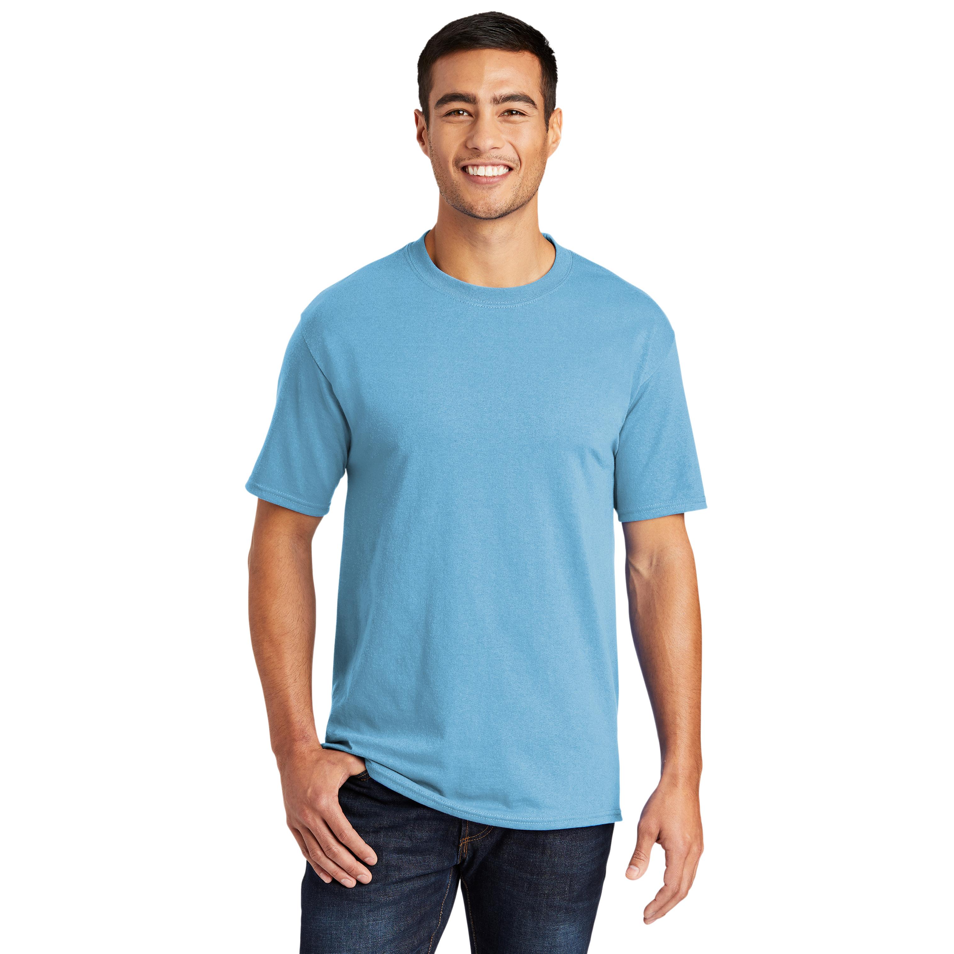 Port & Company PC55 Core Blend Tee - Aquatic Blue | Full Source