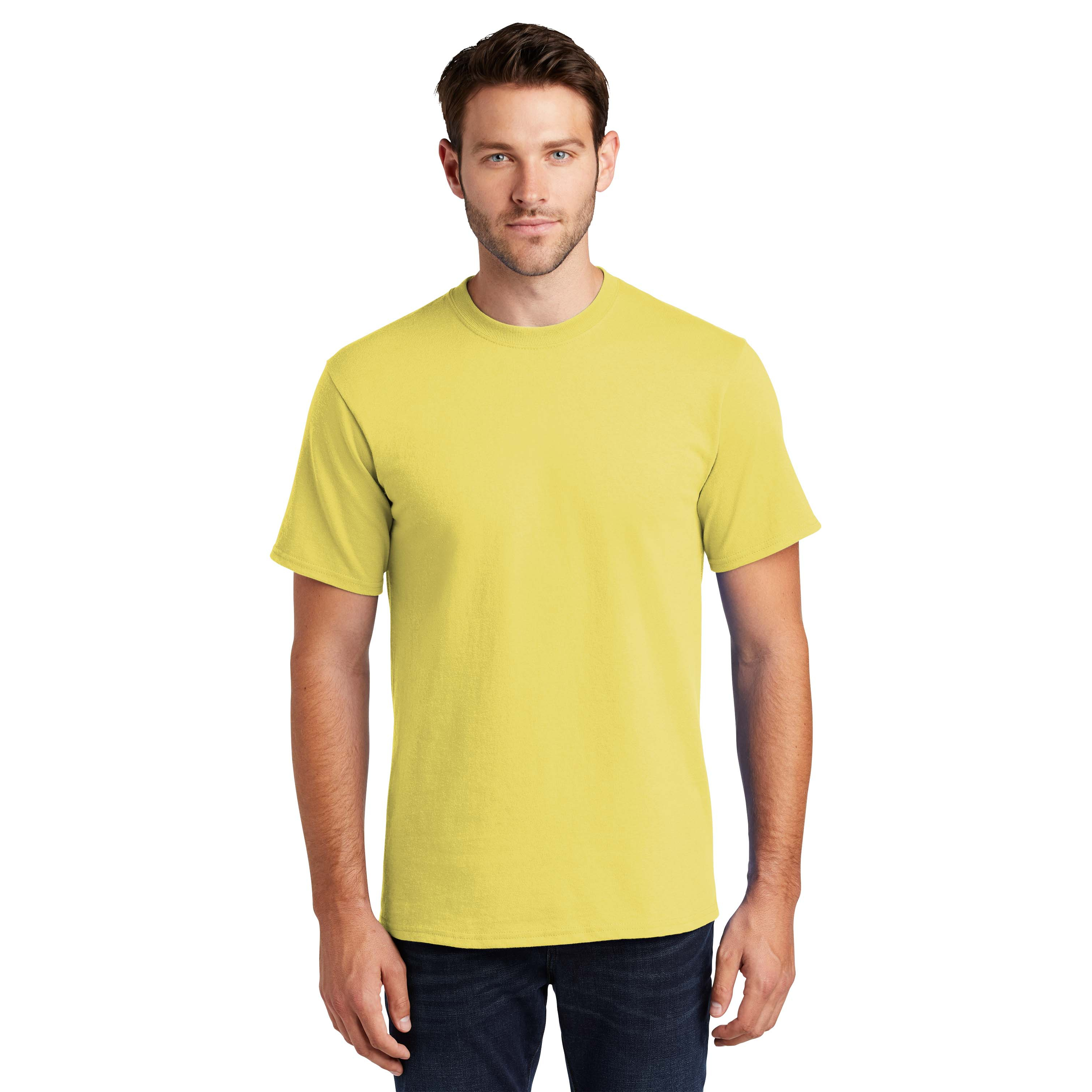 Port & Company PC61 Essential T-Shirt - Yellow | Full Source