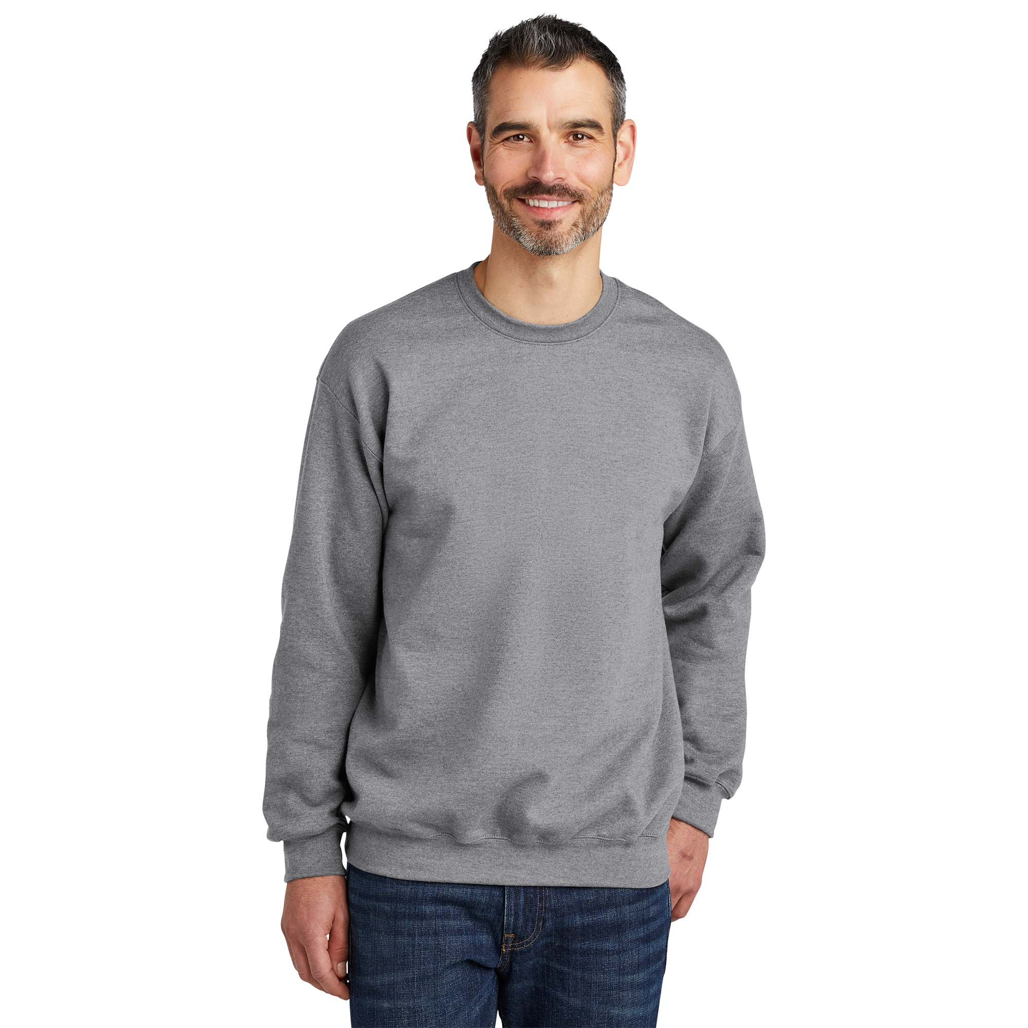 Gildan SF000 Softstyle Crewneck Sweatshirt - Sport Grey | Full Source