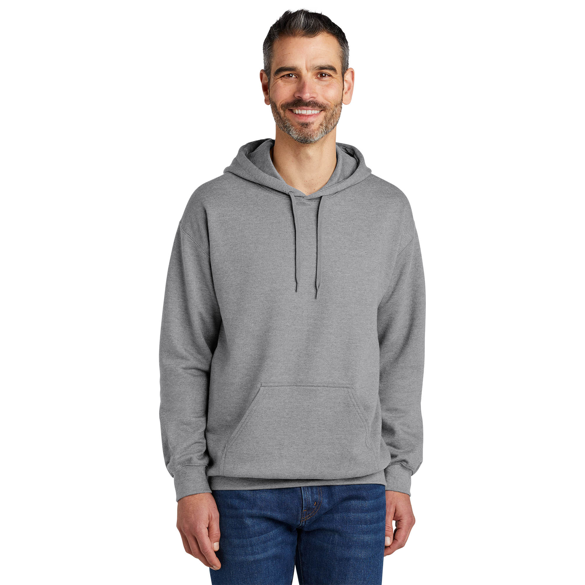 Gildan SF500 Softstyle Pullover Hooded Sweatshirt - Sport Grey | Full ...