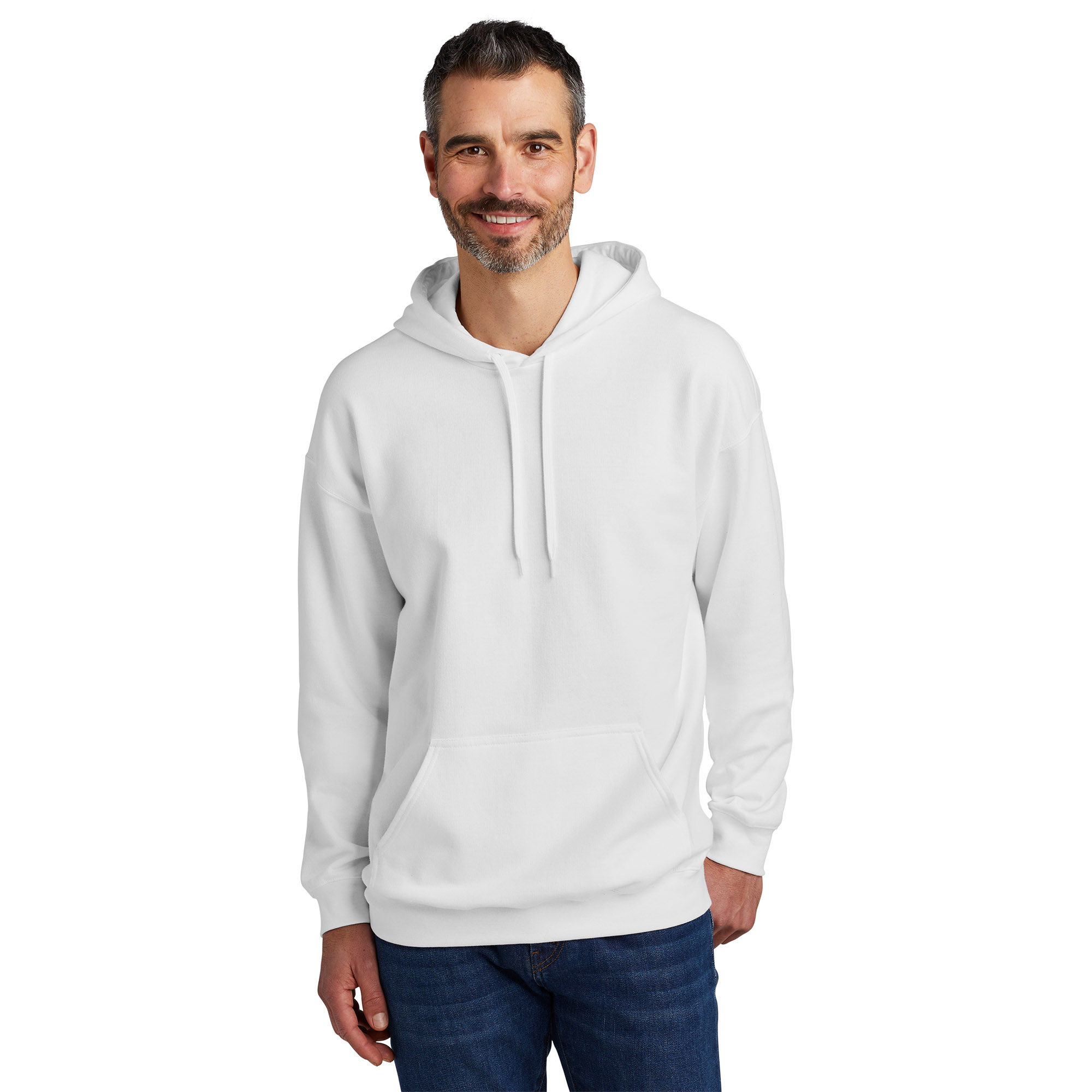 Gildan SF500 Softstyle Pullover Hooded Sweatshirt - White | Full Source
