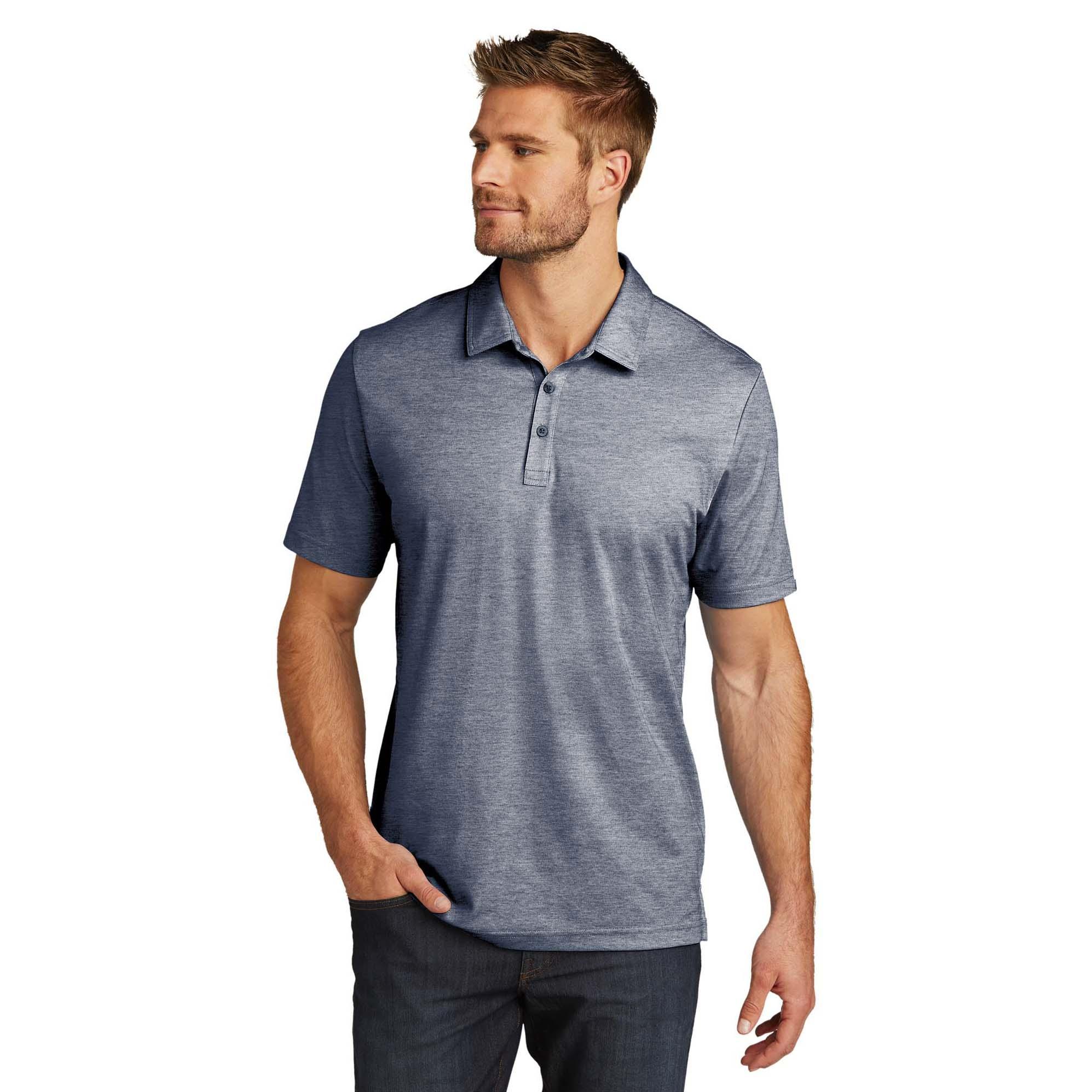 TravisMathew TM1MU412 Oceanside Heather Polo - Blue Nights Heather