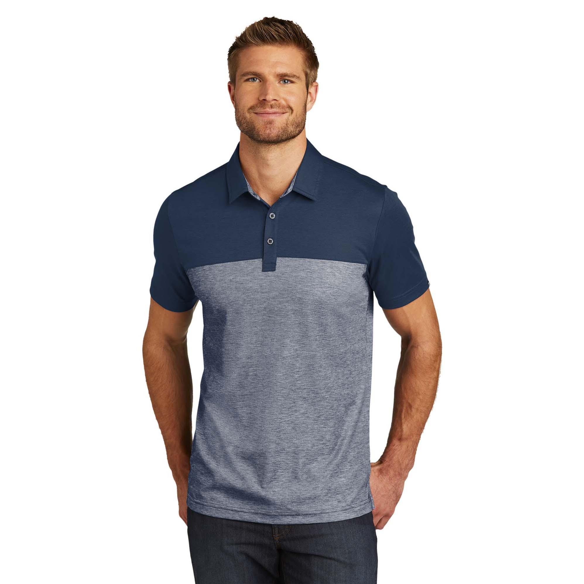 maumaumauです TravisMathew TM1MU414 Oceanside Blocked Polo - Blue Nights