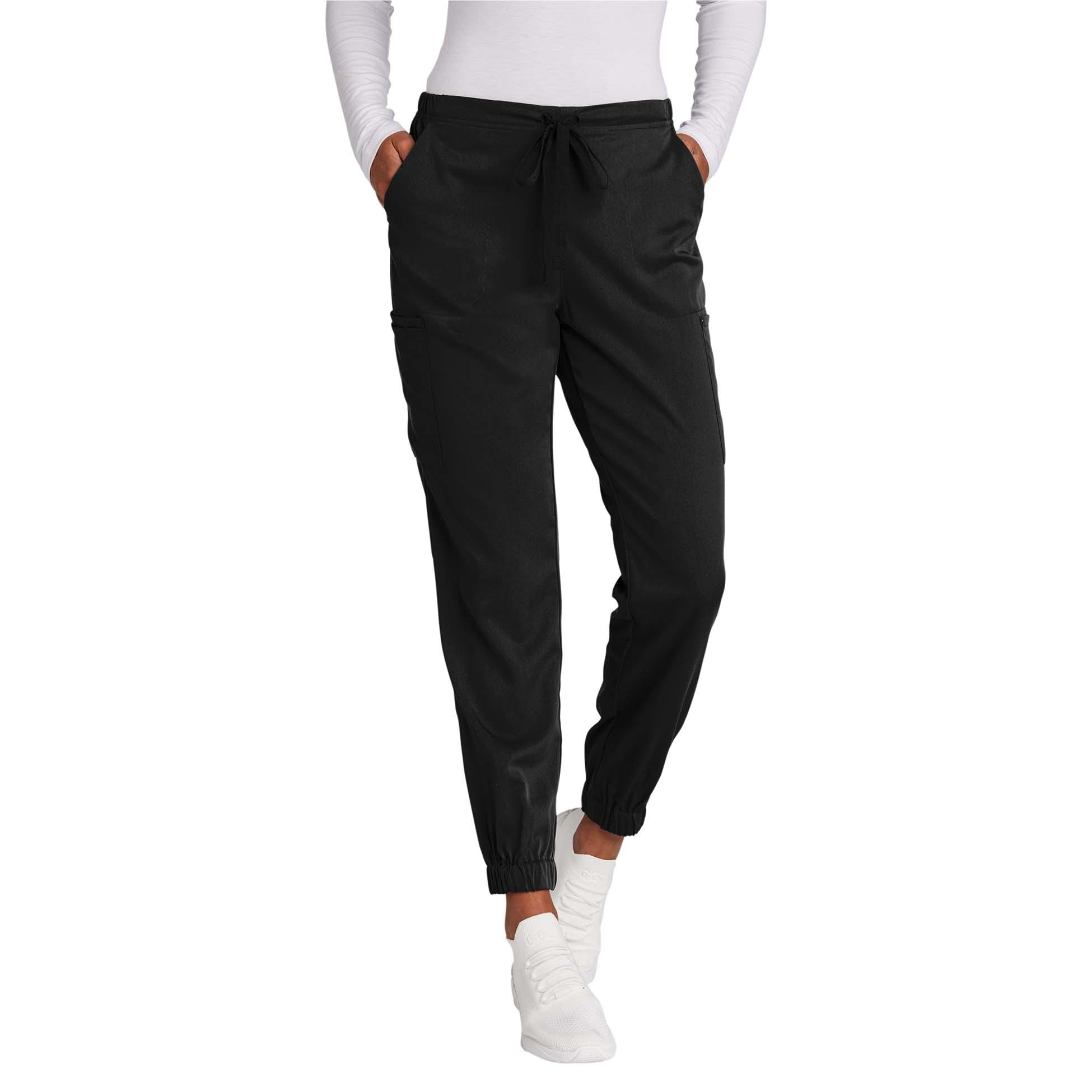 Wink WW4258 Women's Premiere Flex Jogger Scrub Pants - Black
