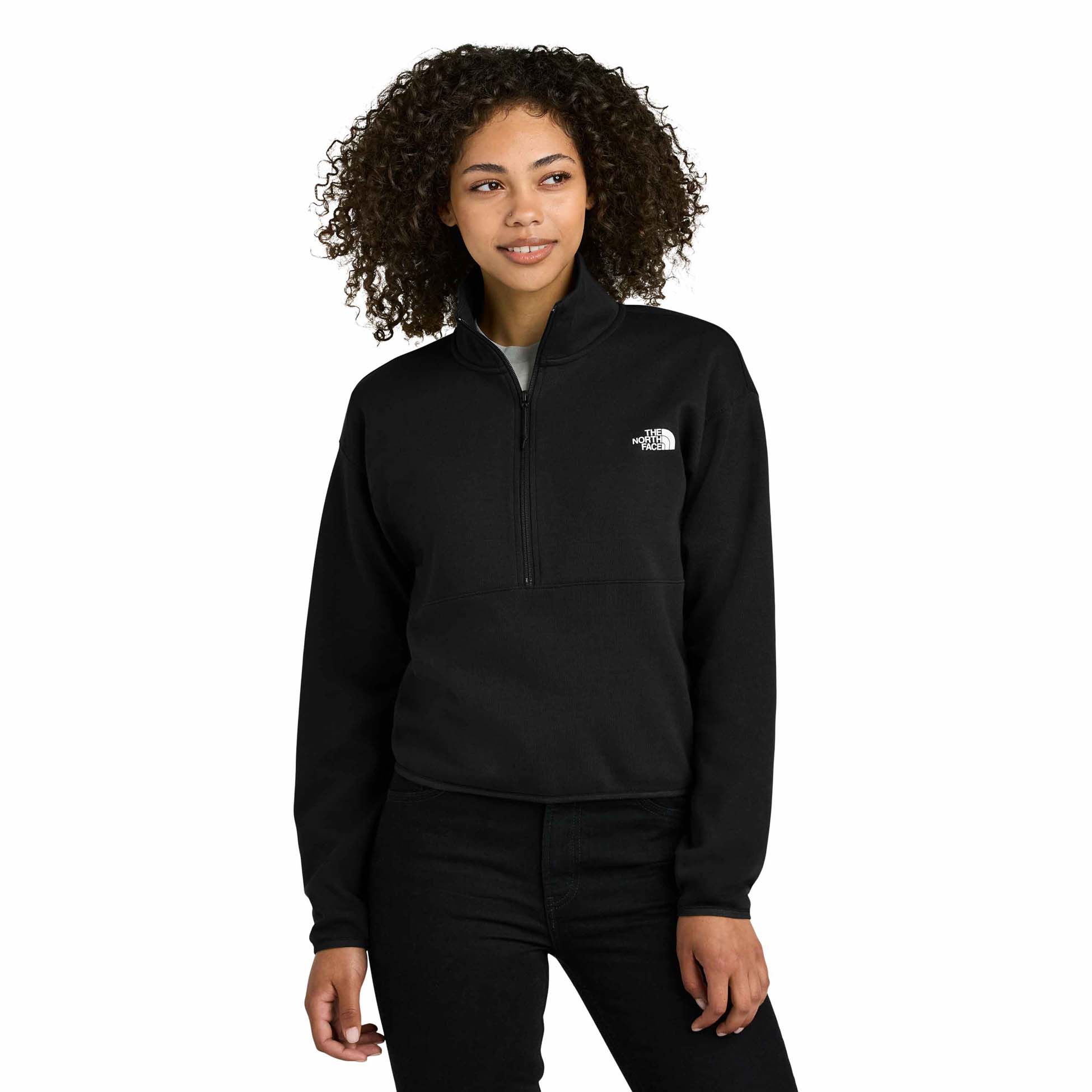 The North Face NF0A8C5H Ladies Double-Knit 1/2-Zip Fleece - TNF